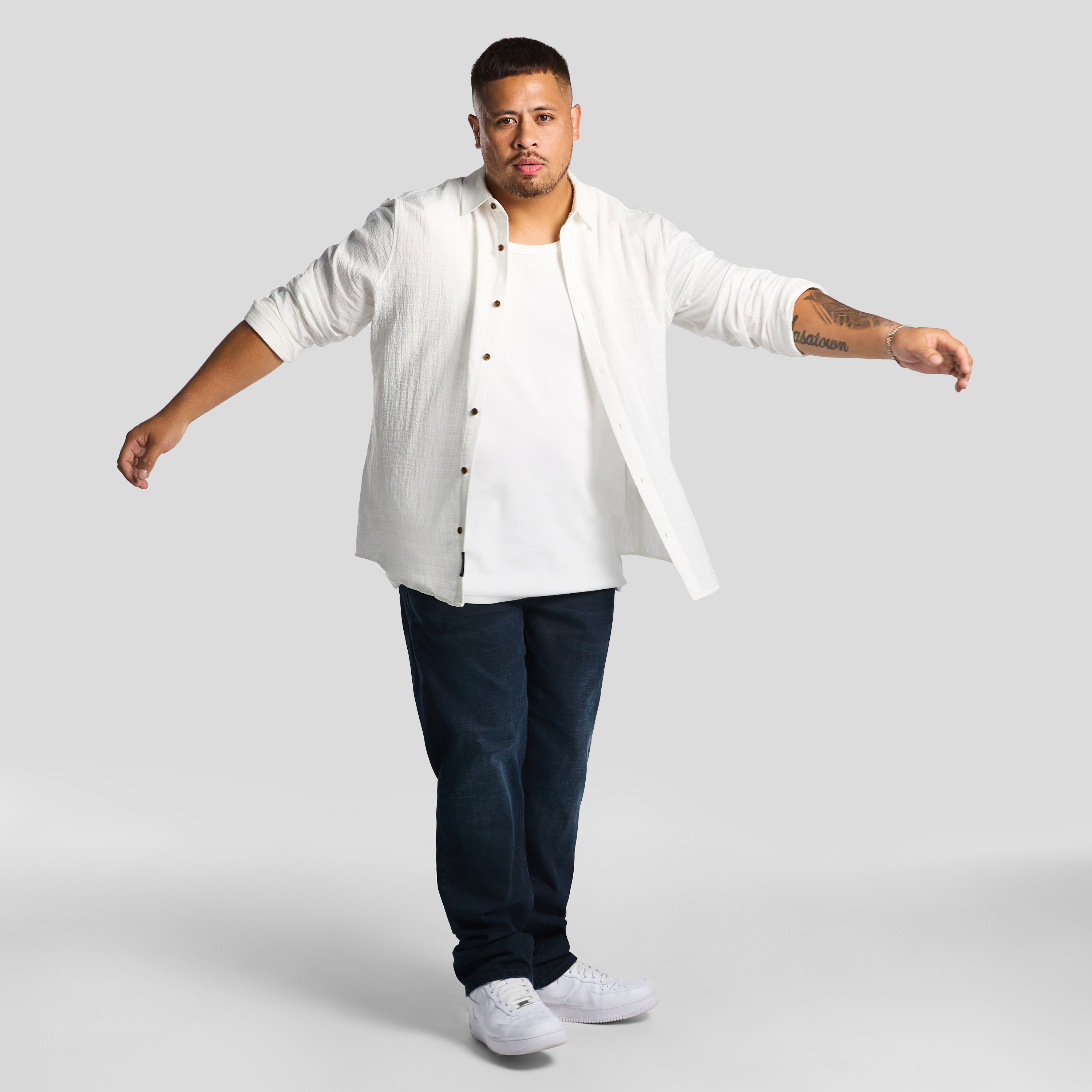 Off White Cornelius Textured Casual Shirt