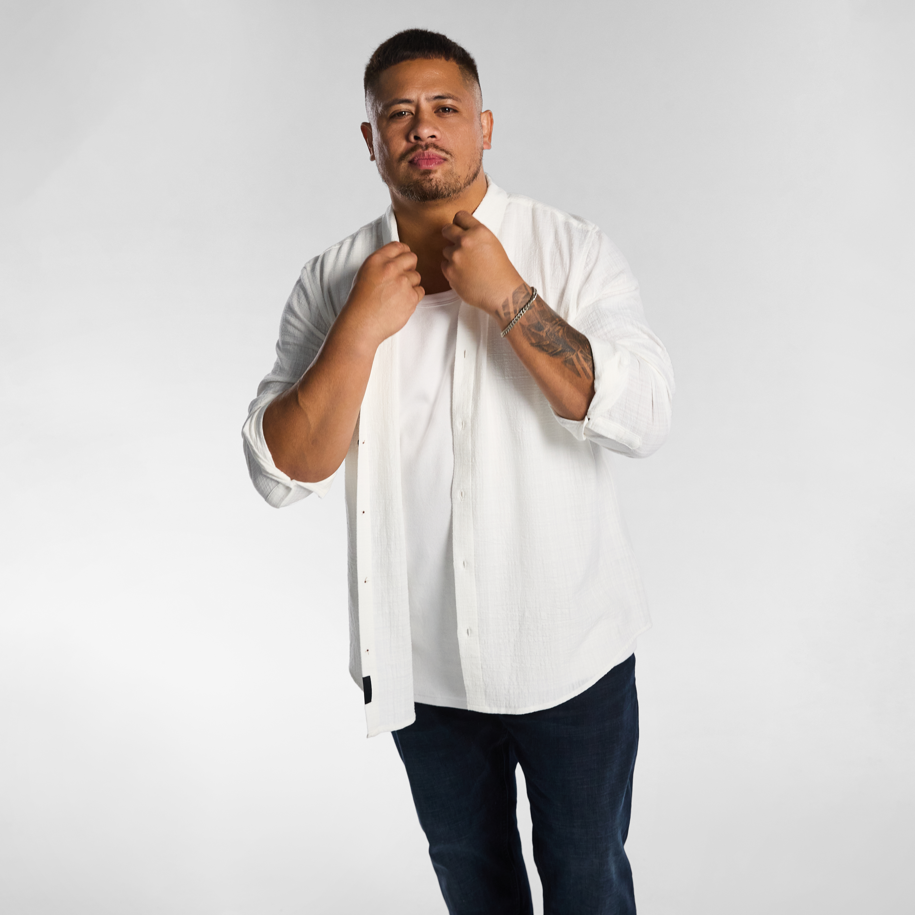 Off White Cornelius Textured Casual Shirt