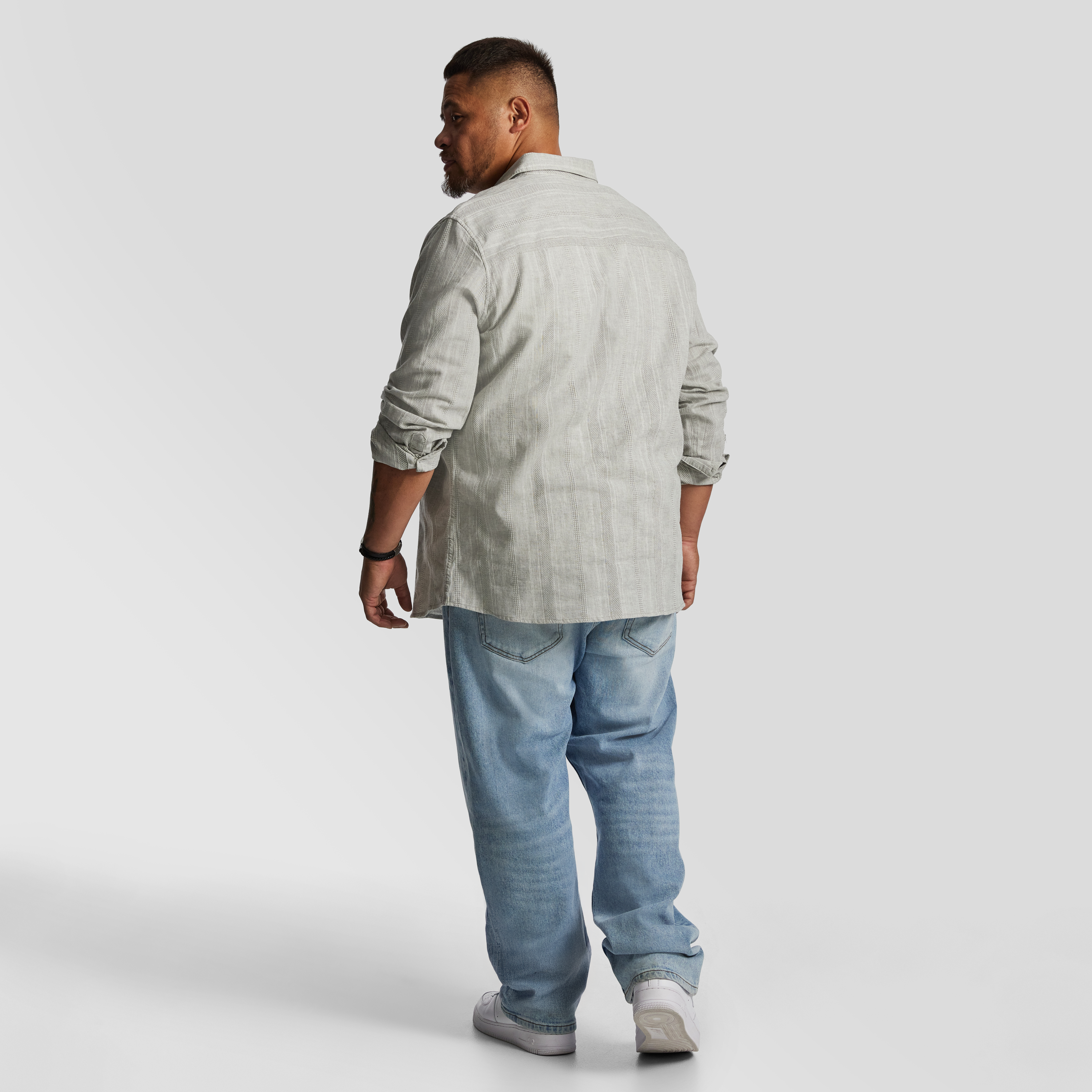 Sage Green Rufus Textured Casual Shirt