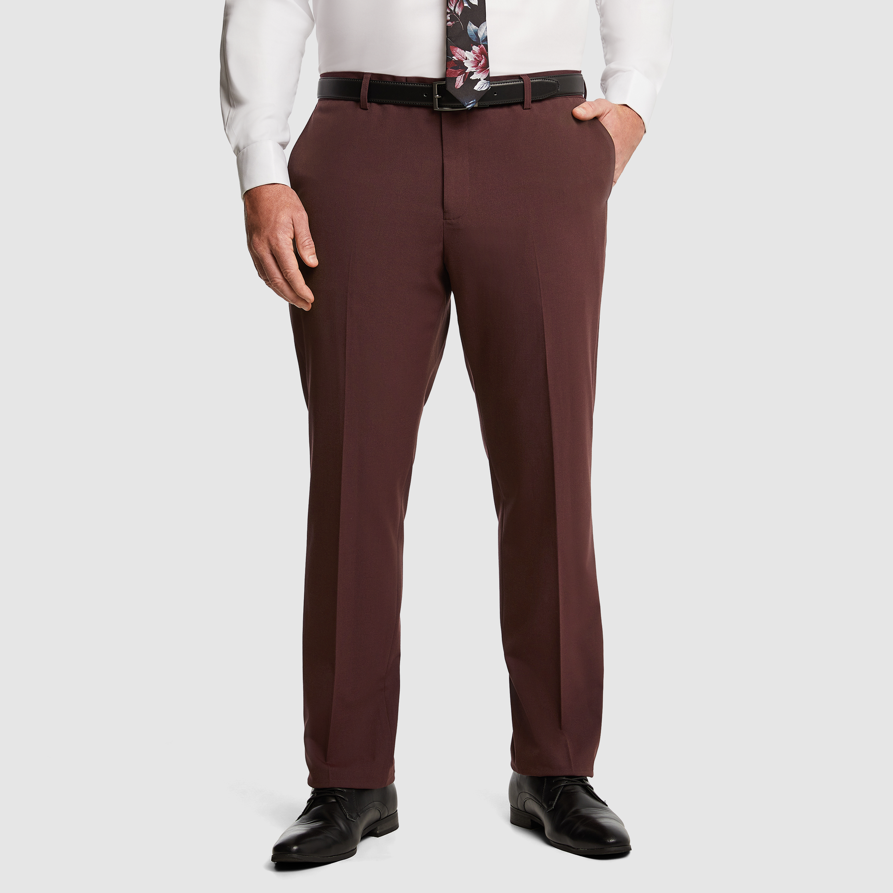 Wine Kingston Dress Pant AXL+CO by Connor