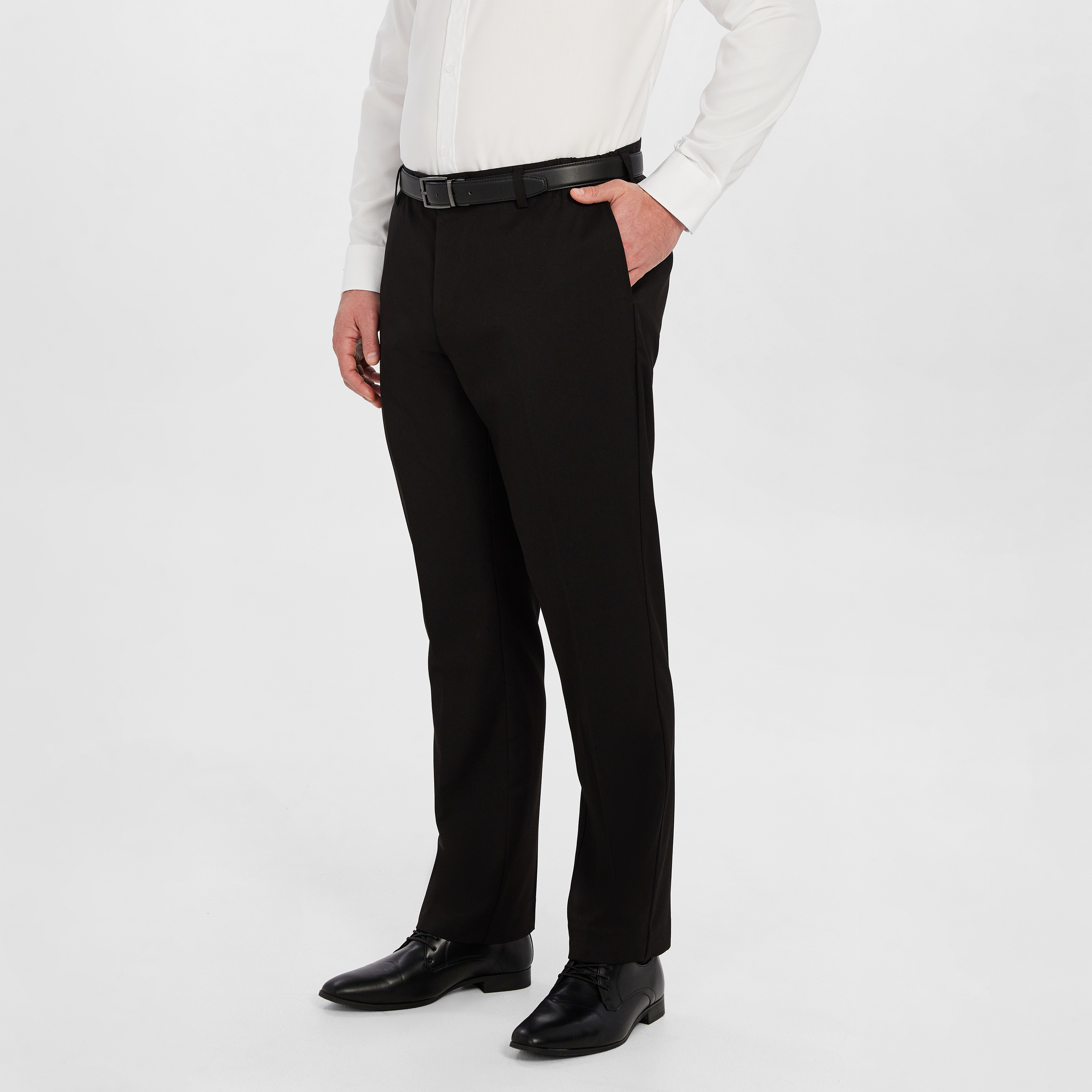 Diamond Classic Elastic Comfort Waist Dress Pant