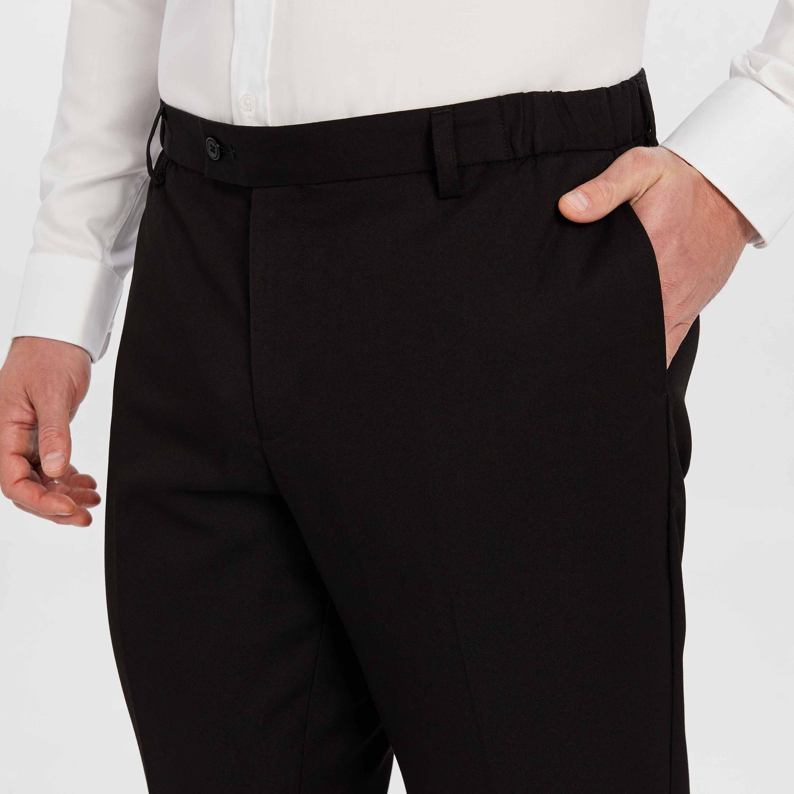 Black Diamond Classic Elastic Comfort Waist Dress Pant