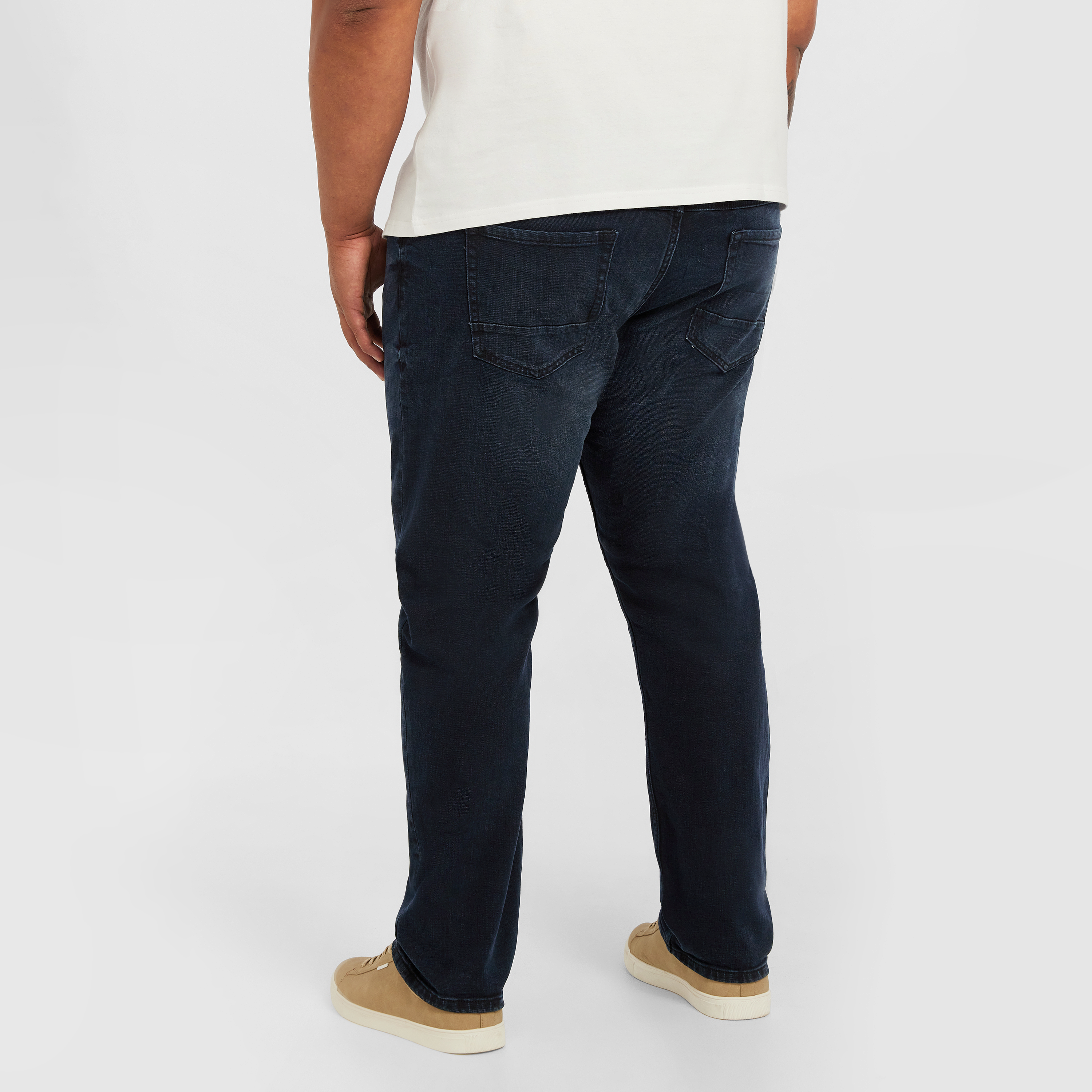 Dark Denim Avi Straight Leg Jeans