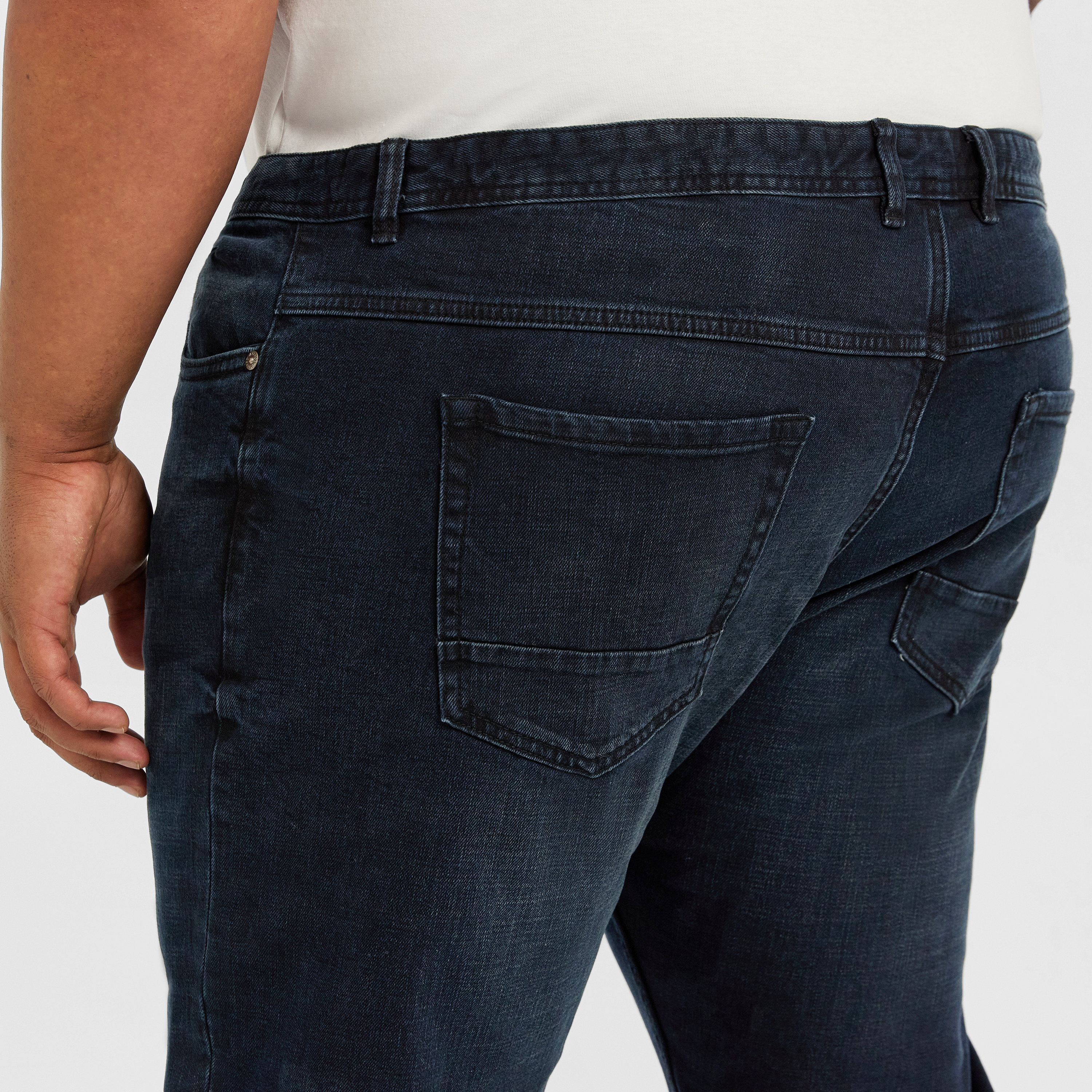 Dark Denim Avi Straight Leg Jeans