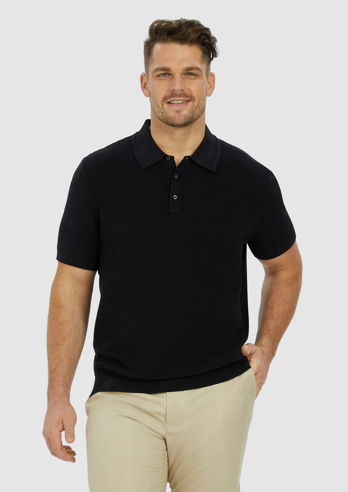 Caspian Knit Polo