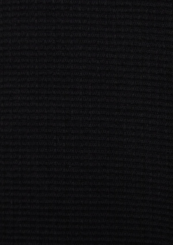Black Caspian Knit Polo