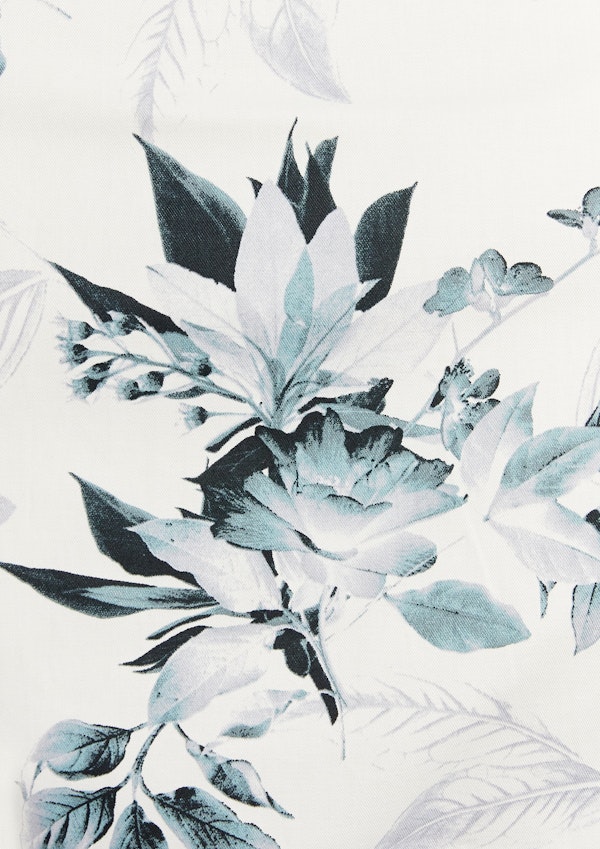 White Scott Floral Classic Shirt