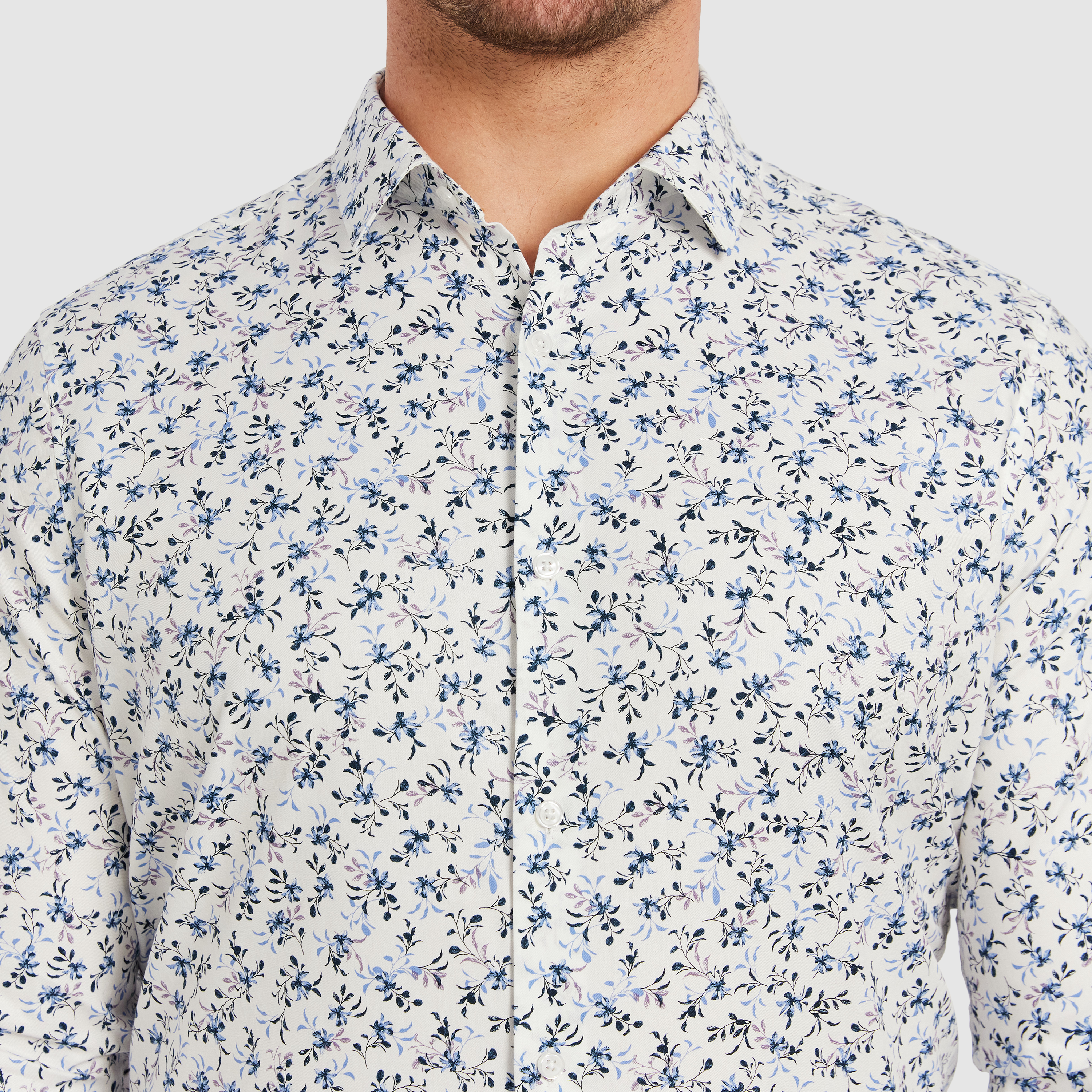 White Gypsy Classic Print Shirt