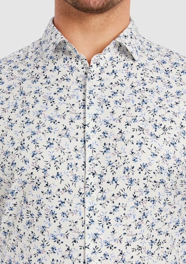 White Gypsy Classic Print Shirt