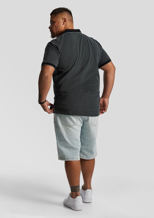 Charcoal Judson Cotton Blend Polo Shirt