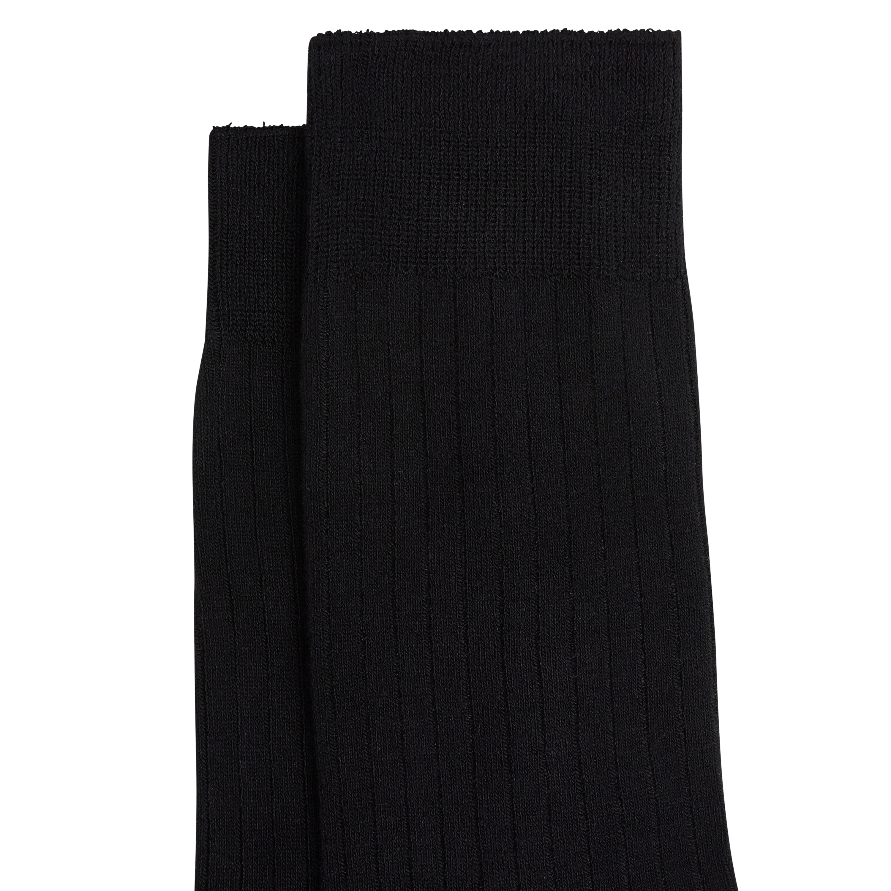 Black Rib Dress Sock