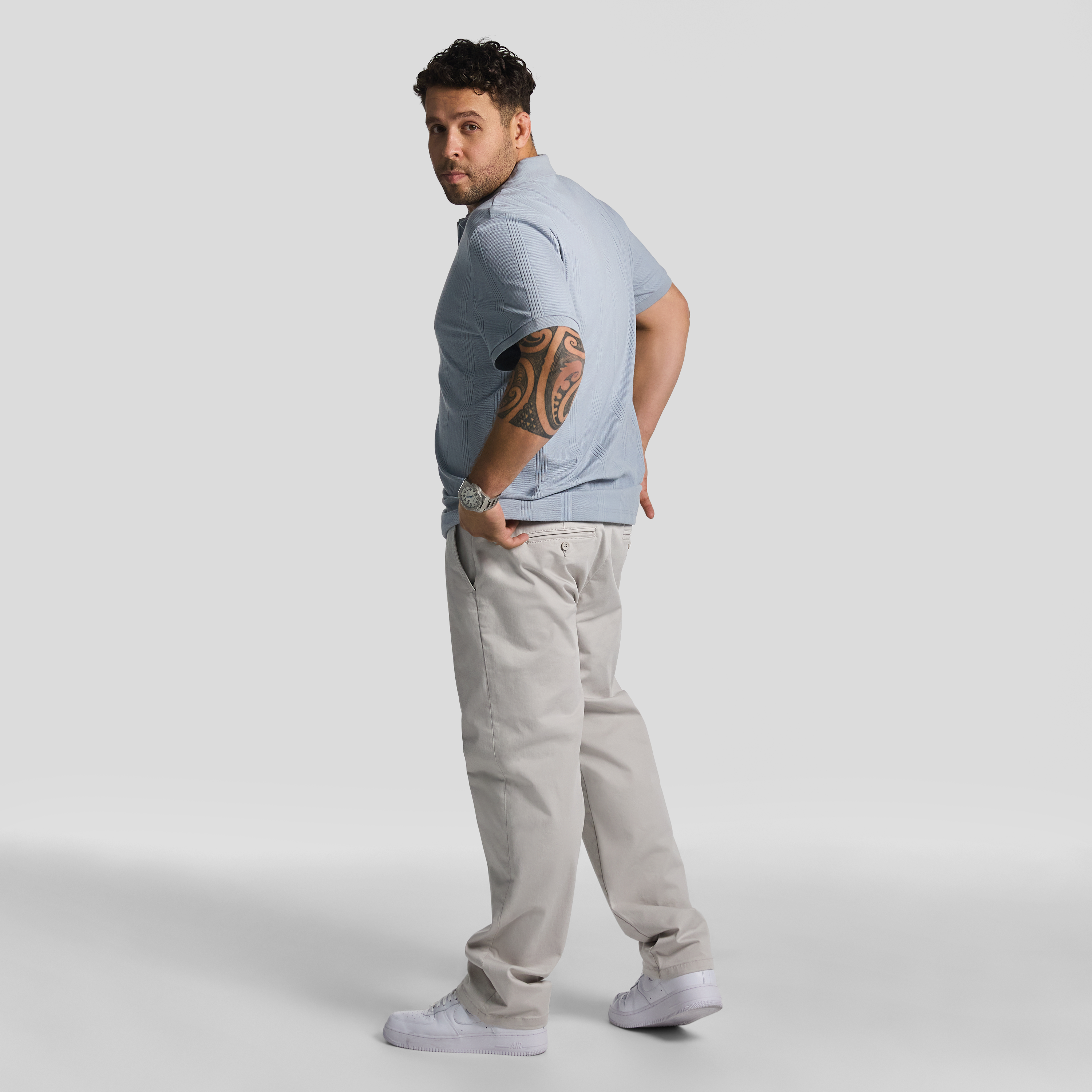 Dario Quarter Zip Smart Polo