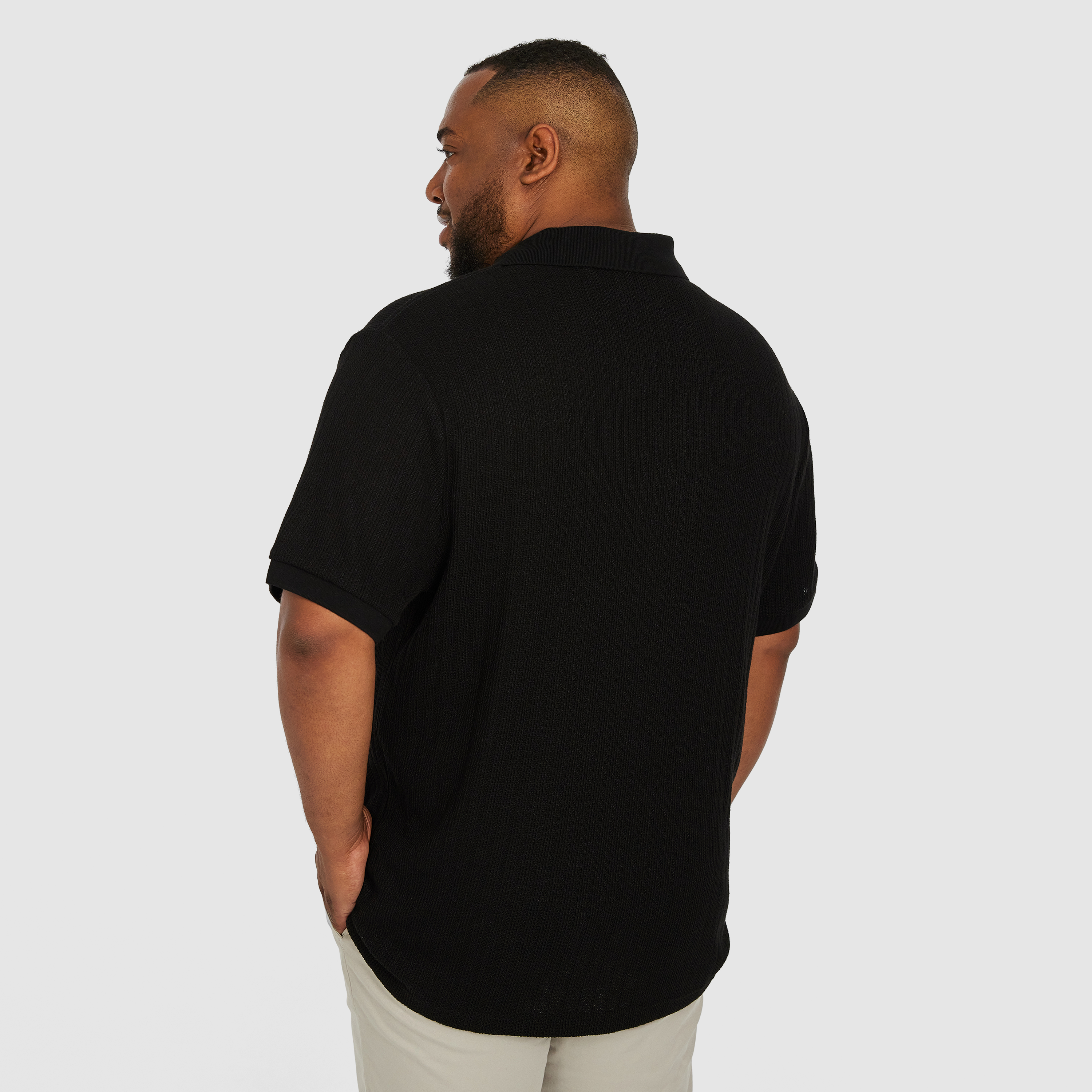 Black Finley Smart Polo