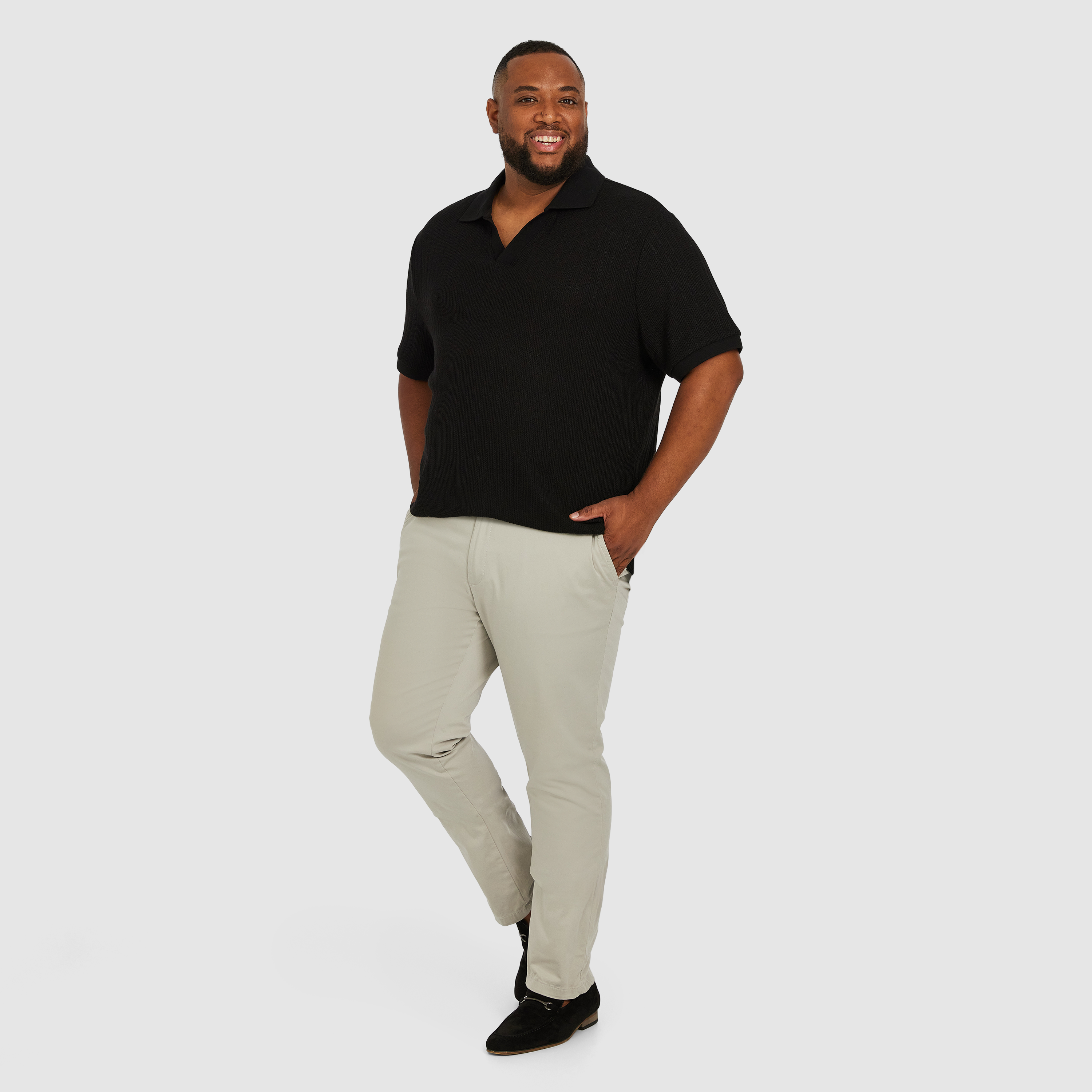 Black Finley Smart Polo