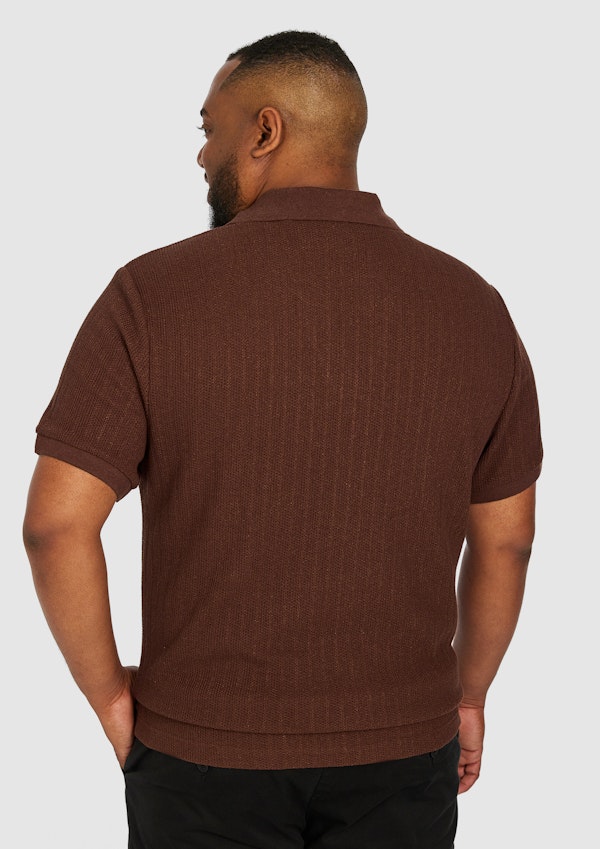 Rust Brown Finley Smart Polo