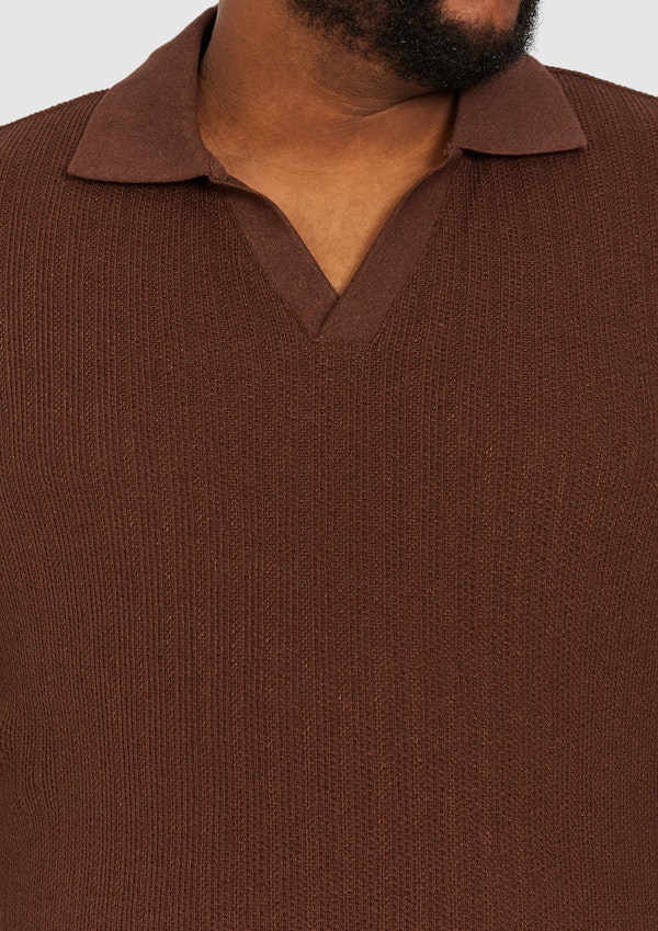 Rust Brown Finley Smart Polo