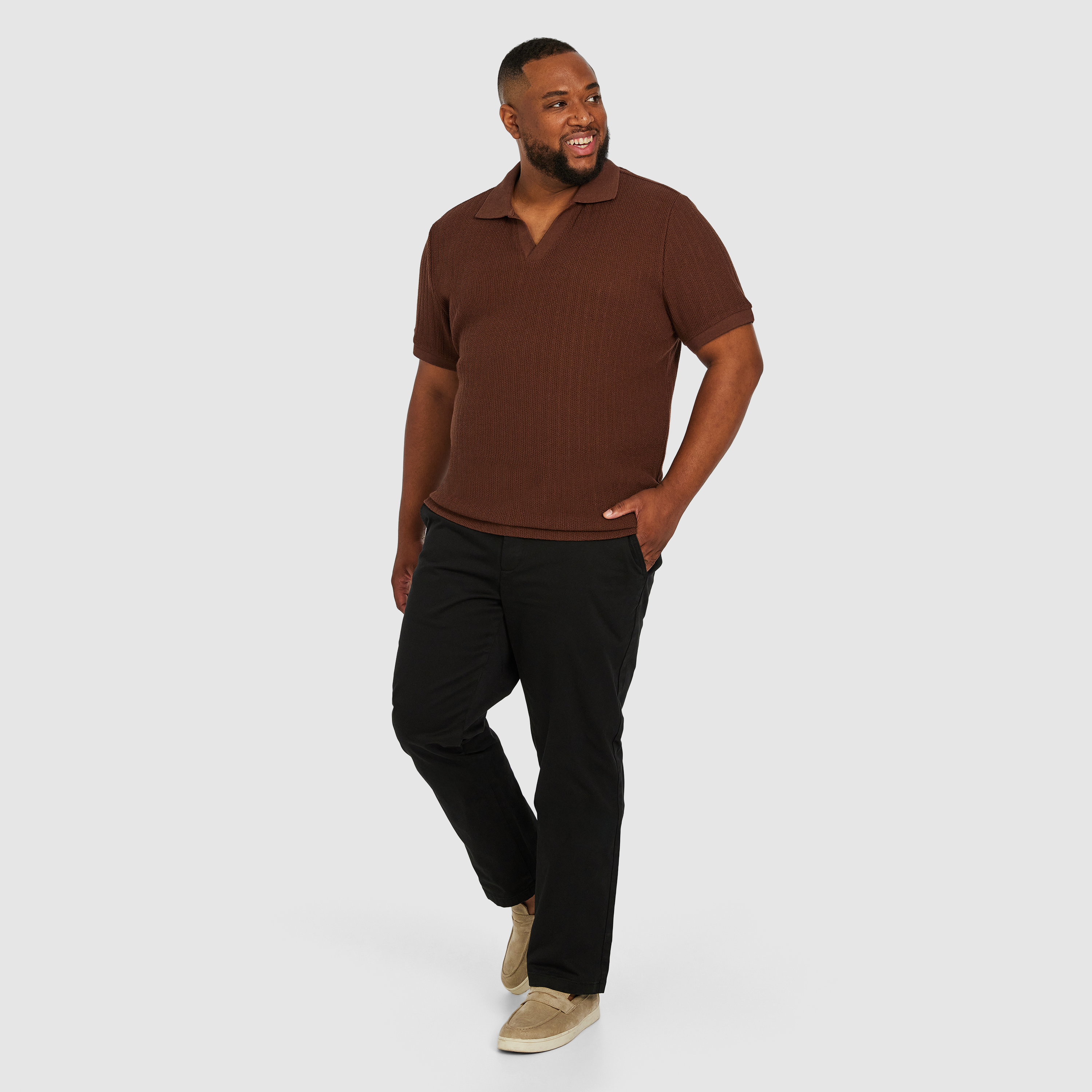 Rust Brown Finley Smart Polo