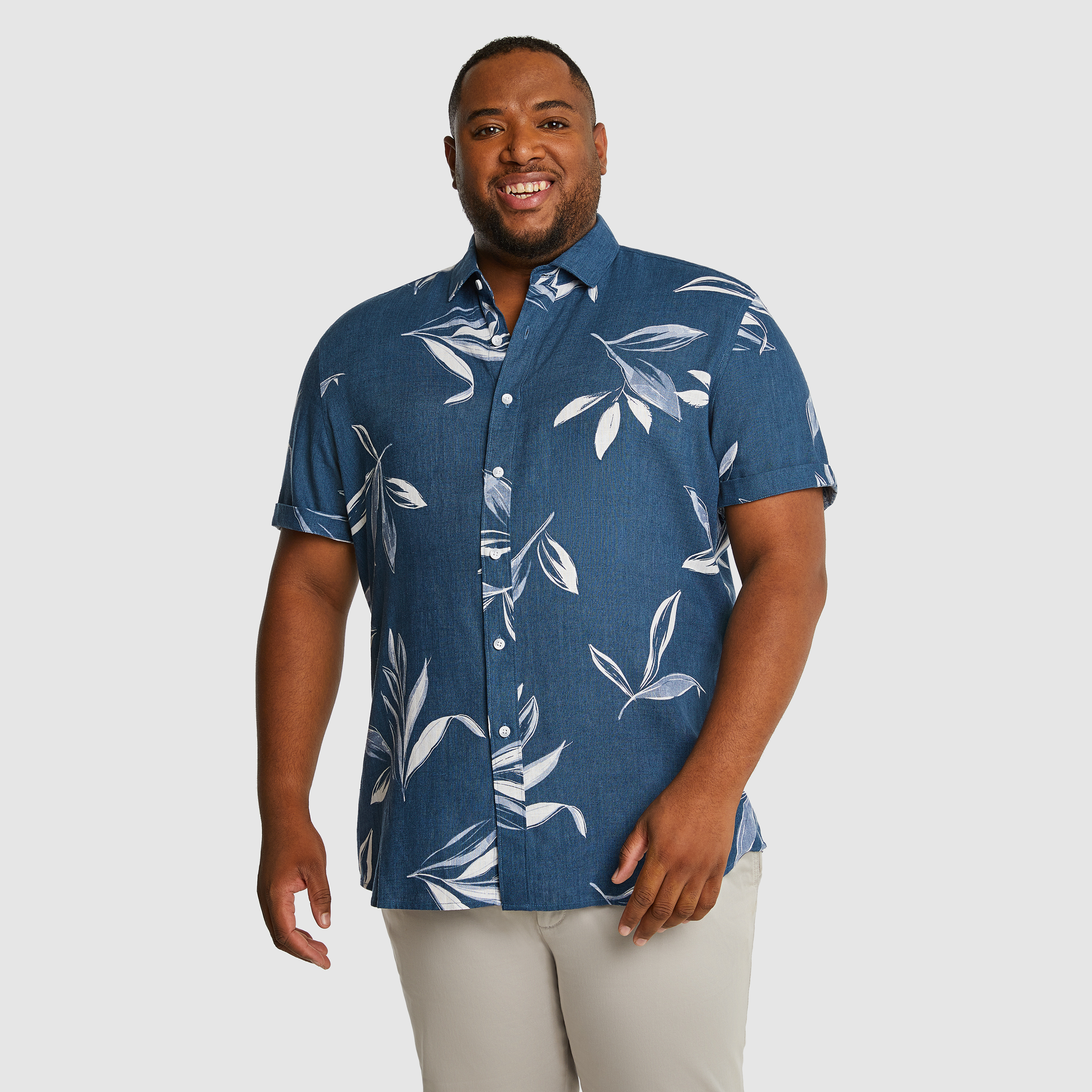 Neo Foliage Print Shirt