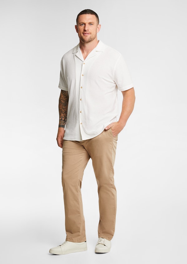 White Matera Textured Shirt