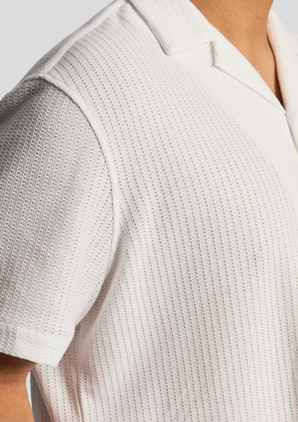 White Matera Textured Shirt