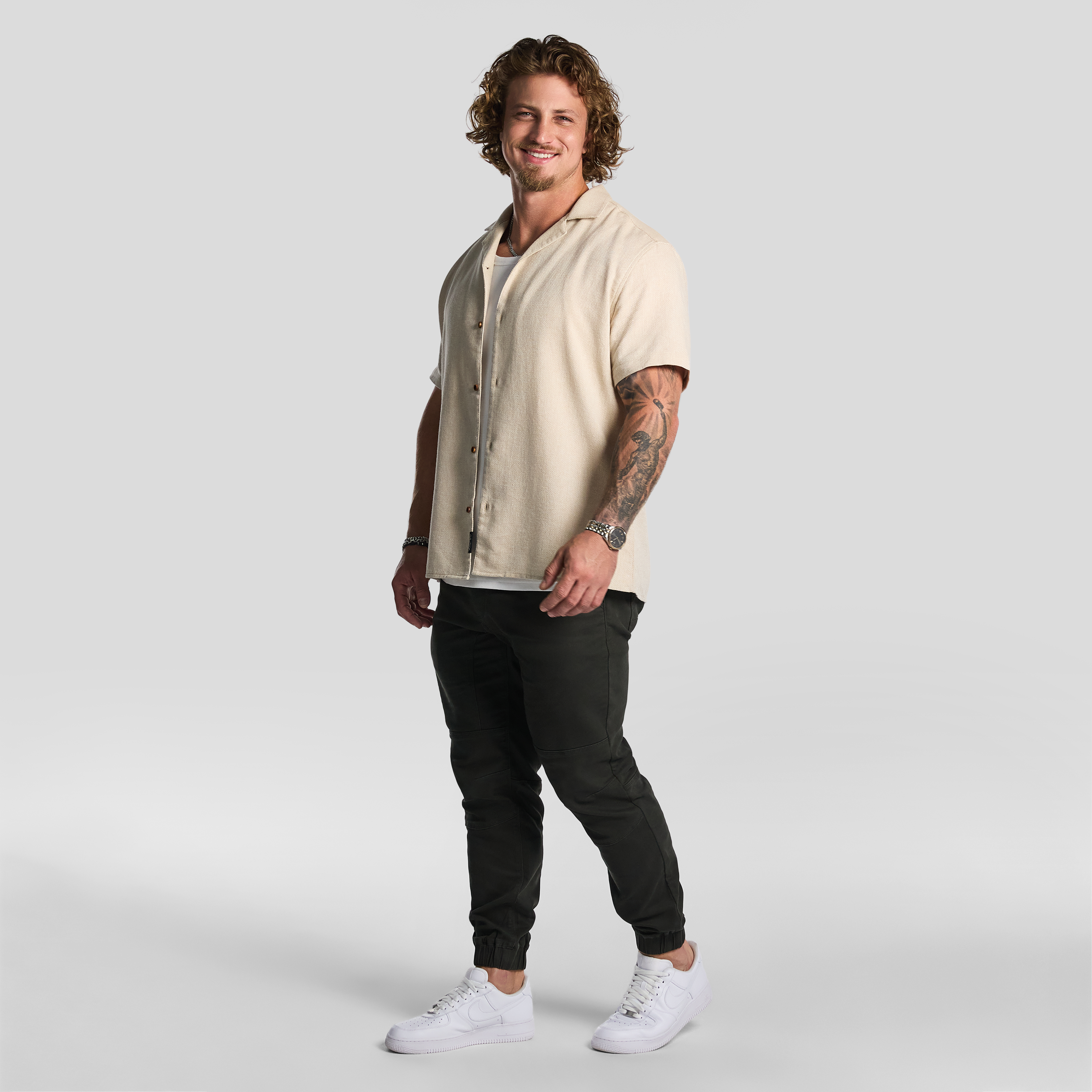 Sand Sekope Textured Short Sleeve Shirt