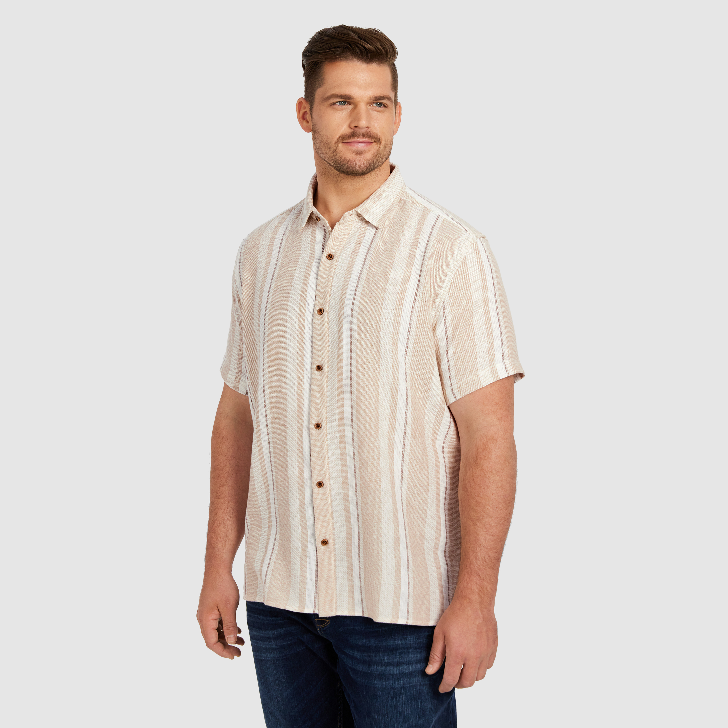 Sand River Textured Short Sleeve Shirt