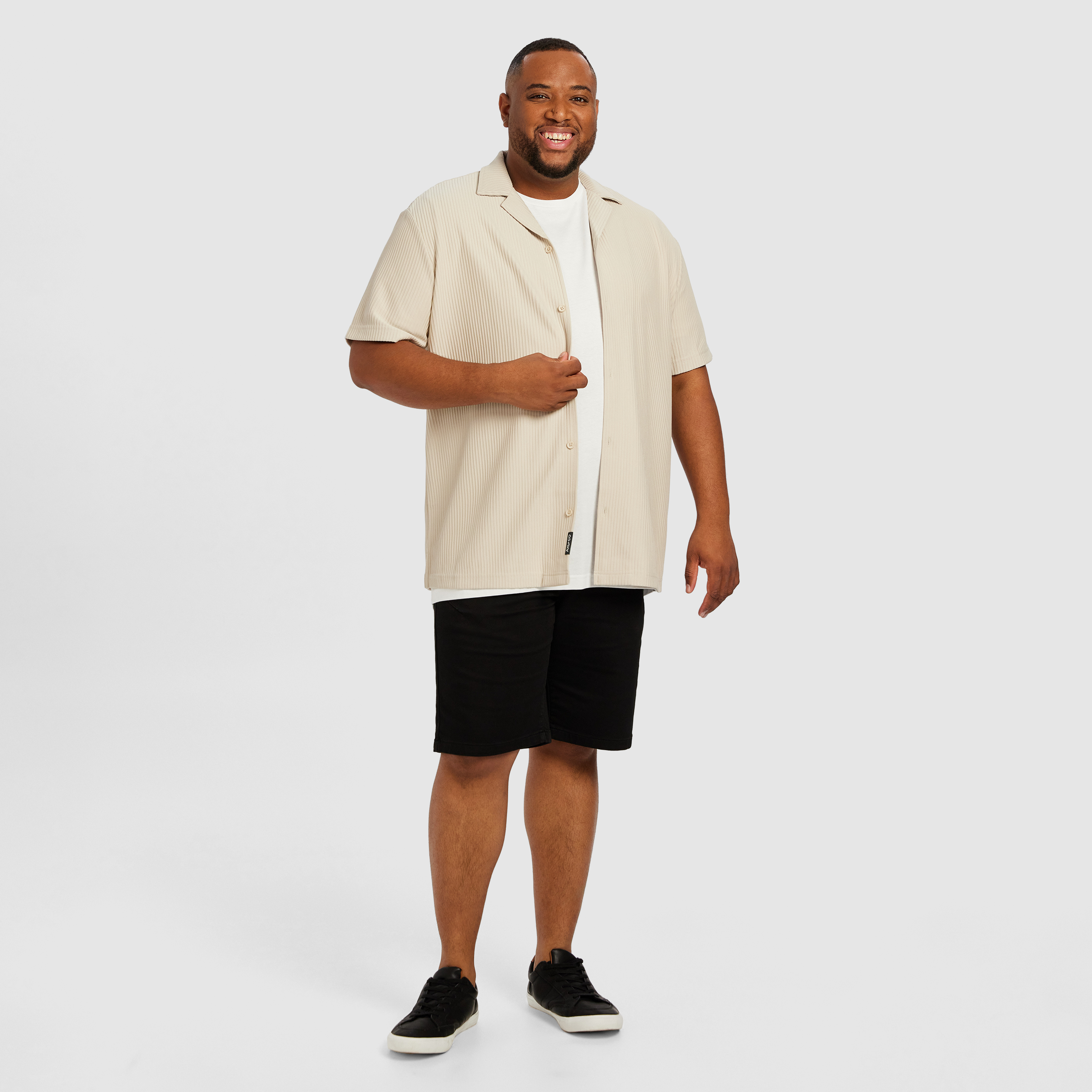 Sand Kaius Textured Shirt