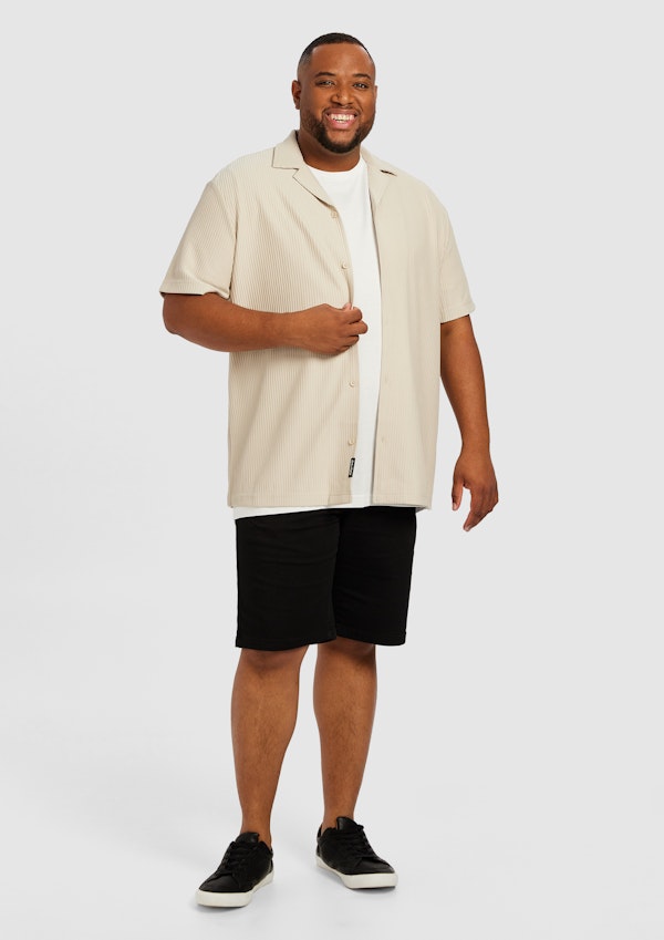 Sand Kaius Textured Shirt