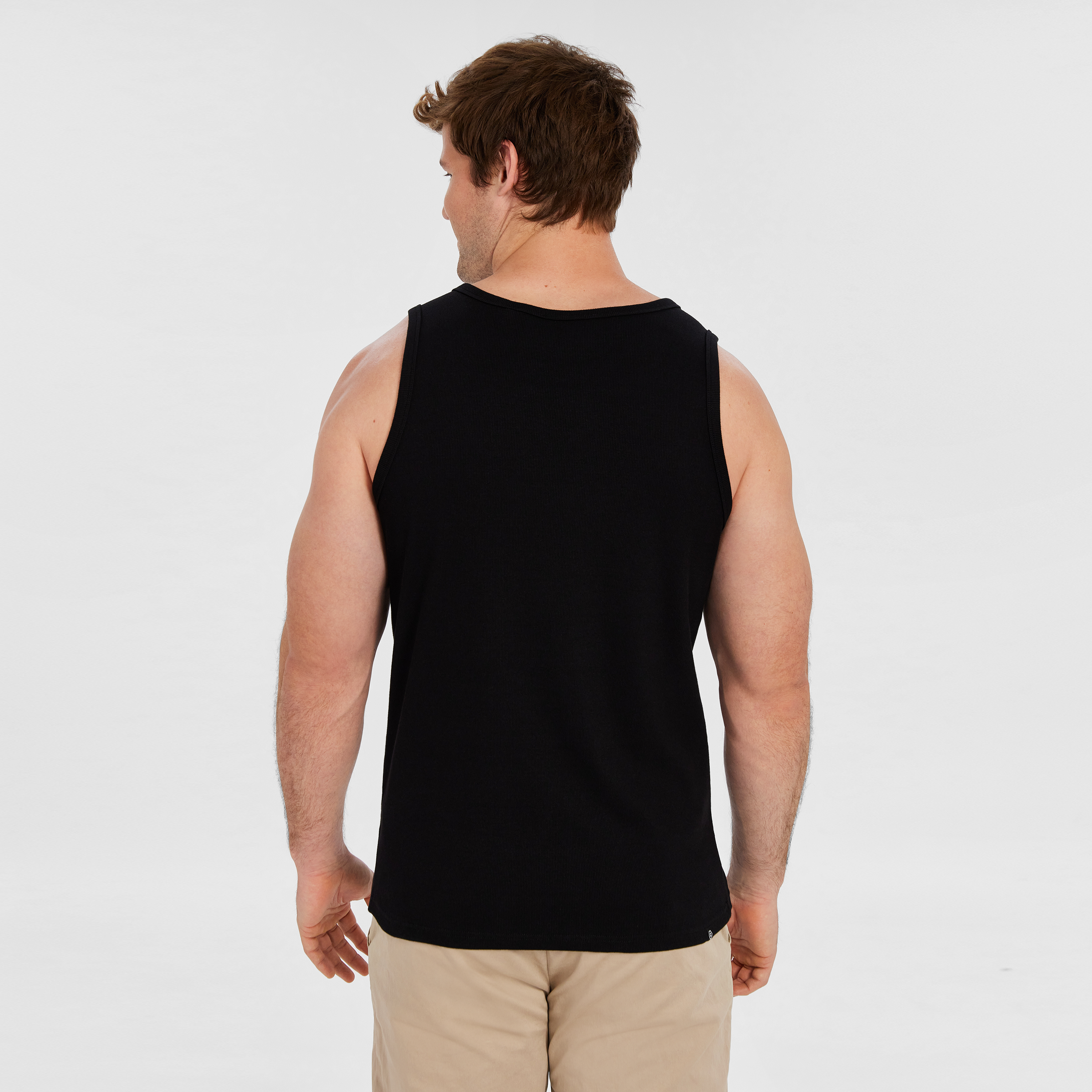Black Rib Singlet