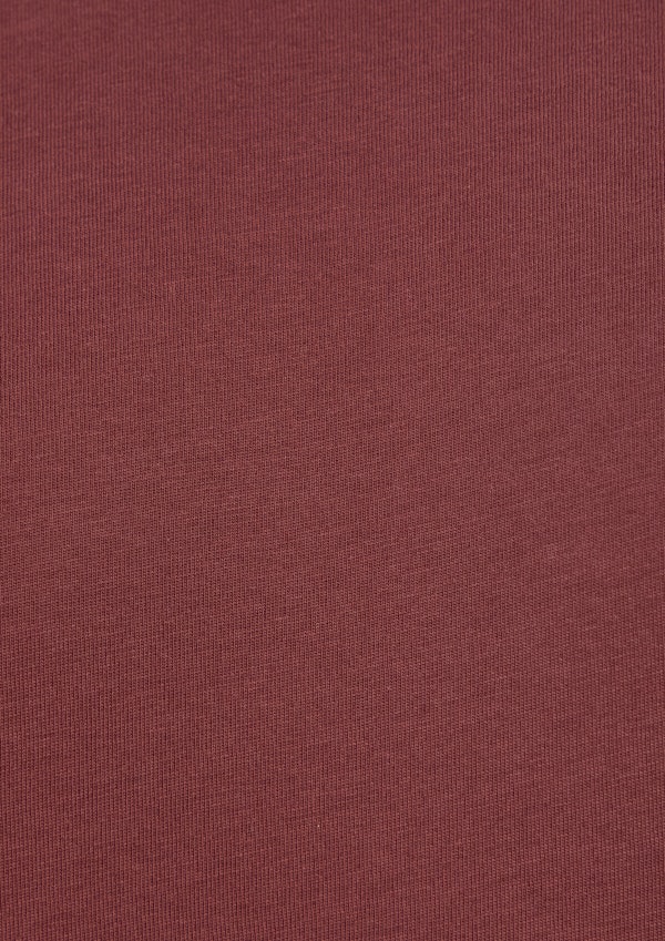 Berry Red Essential Longline Crew Tee