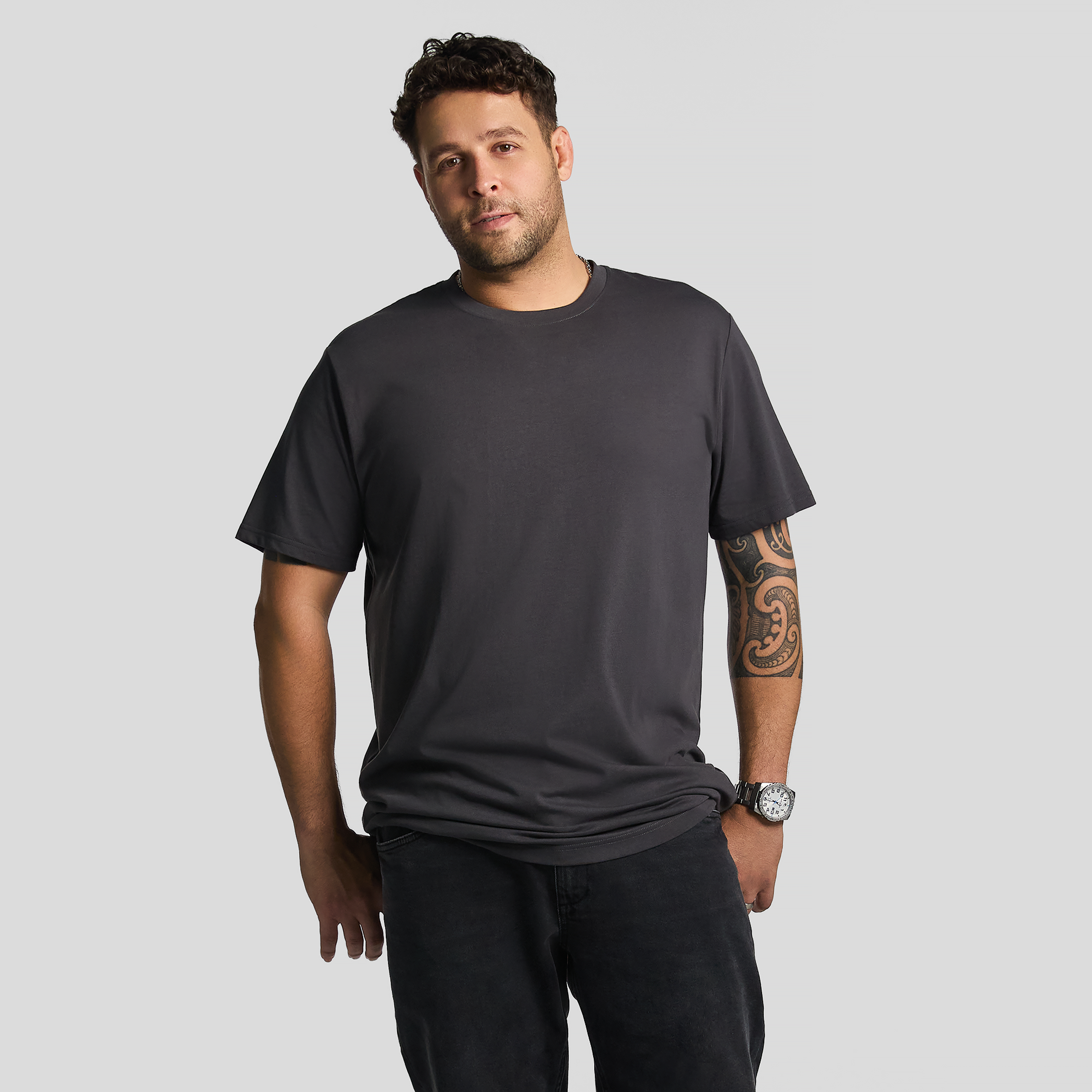 Essential Longline Crew Tee