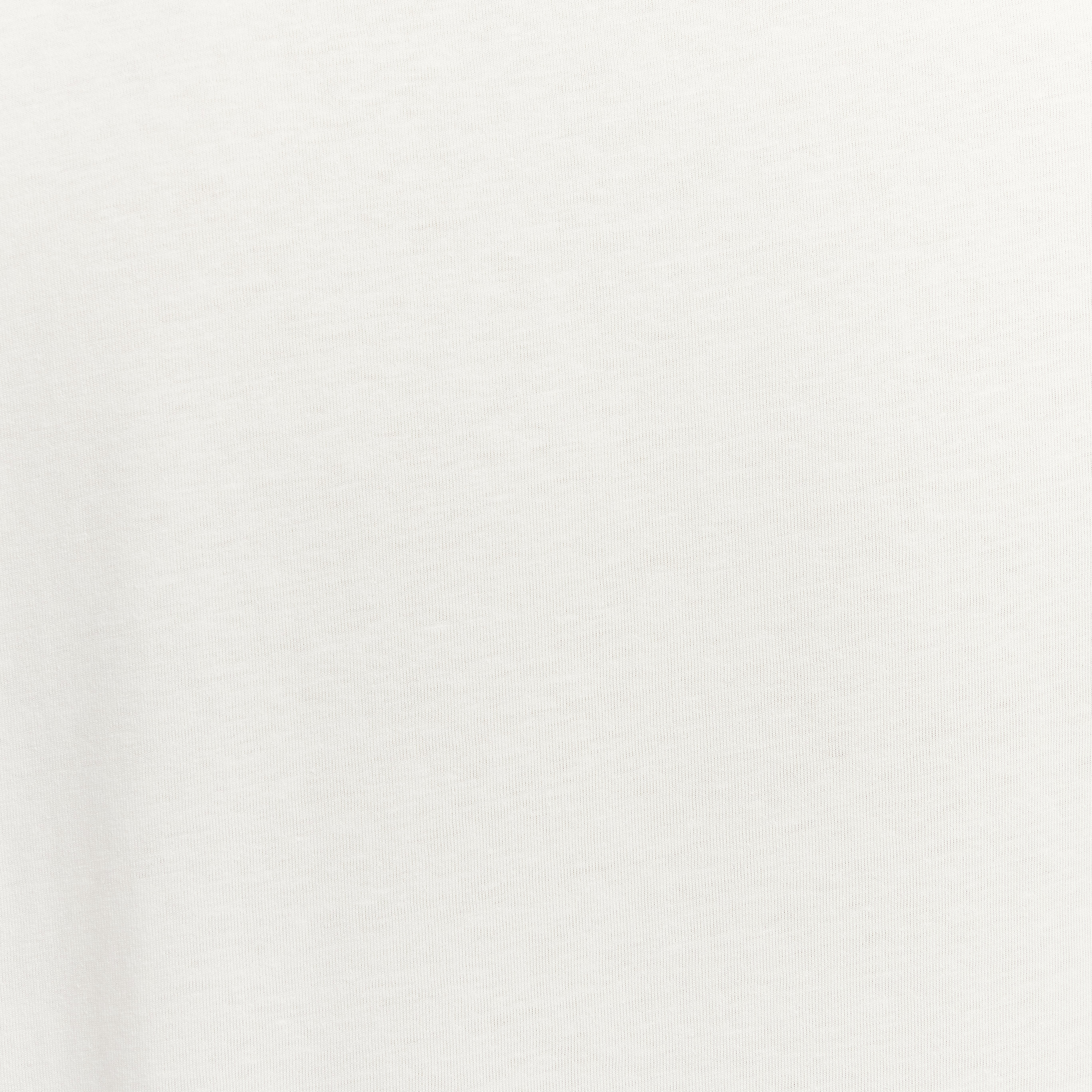 White Essential Longline Crew Tee