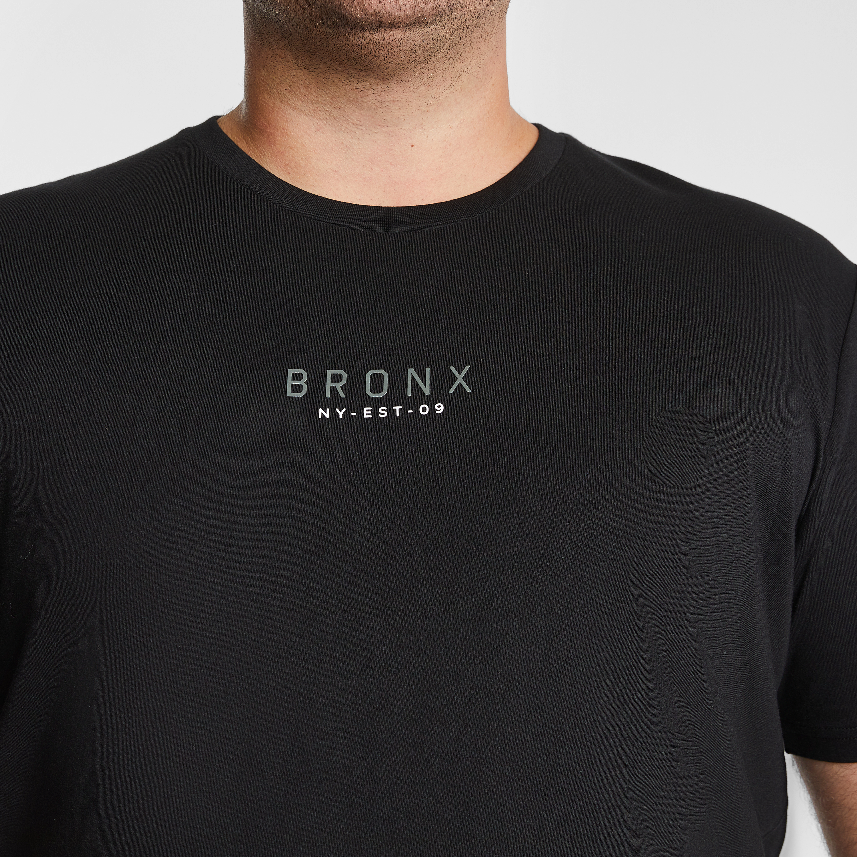 Black Cunningham Graphic Crew Neck Tee