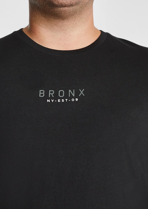 Black Cunningham Graphic Crew Neck Tee