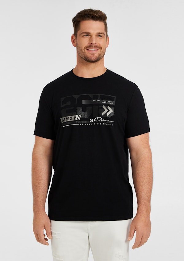 Loz Longline Graphic Crew Neck Tee