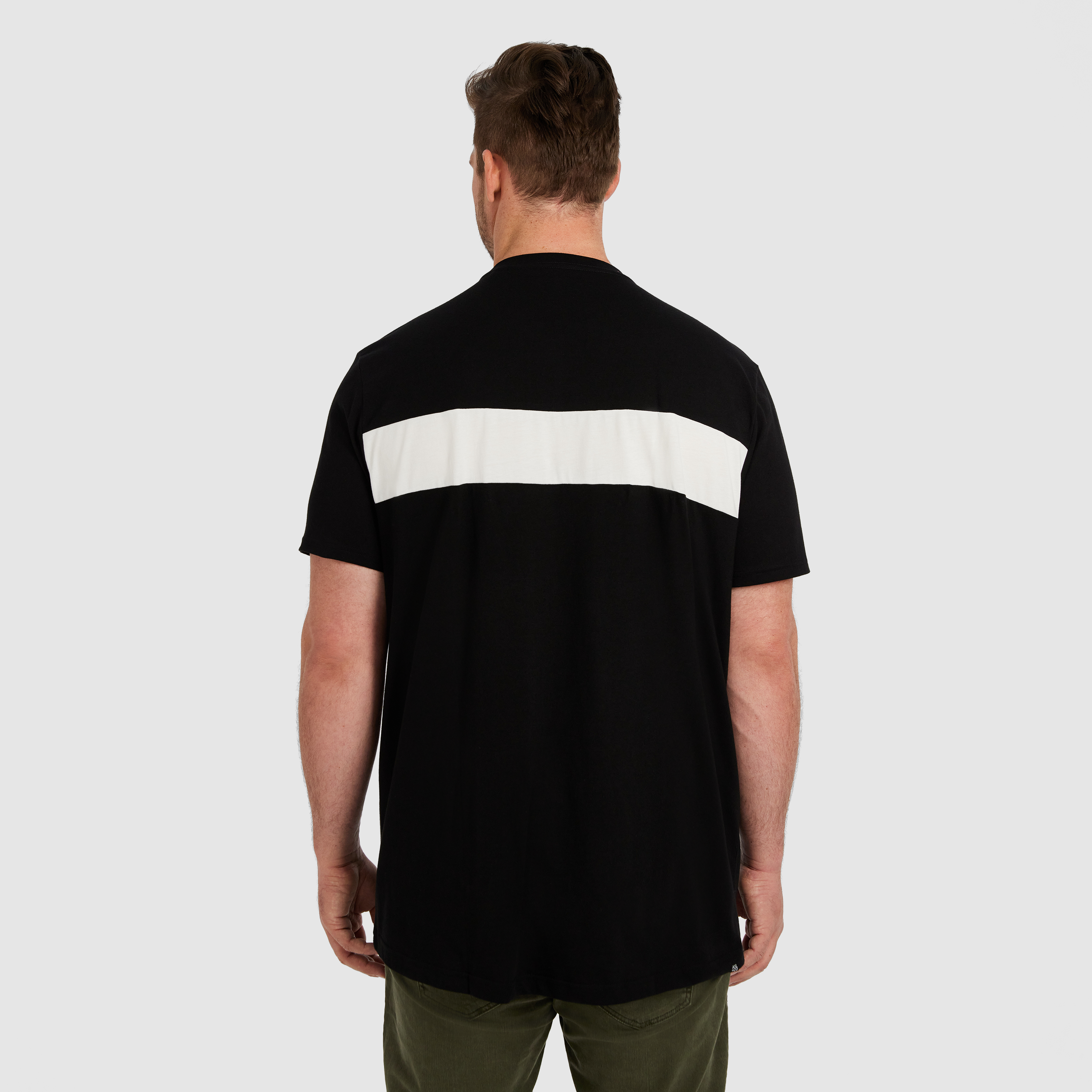 Black Noel Longline Crew Tee