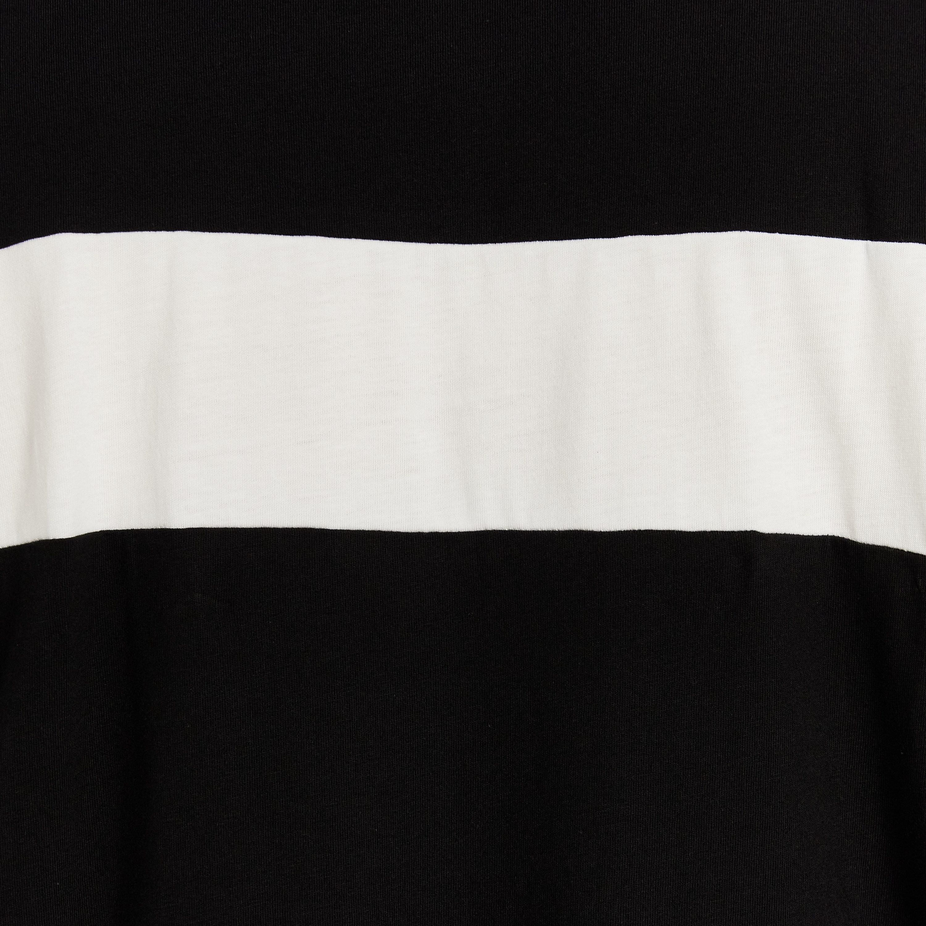 Black Noel Longline Crew Tee