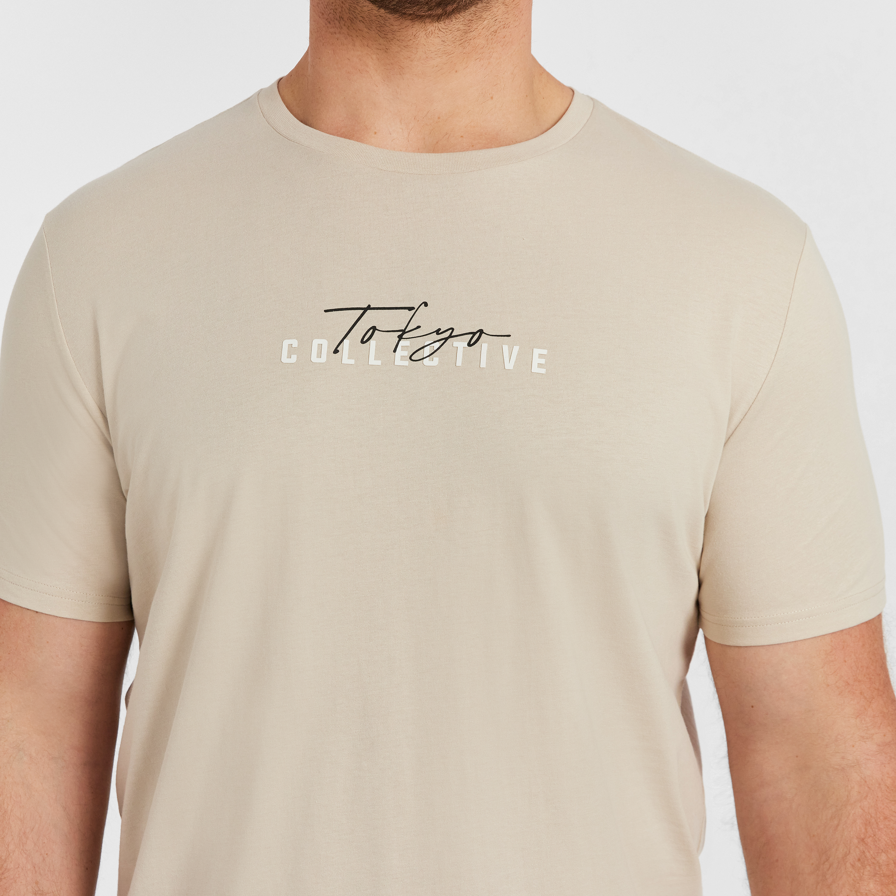 Sand Sullivan Longline Crew Neck Tee