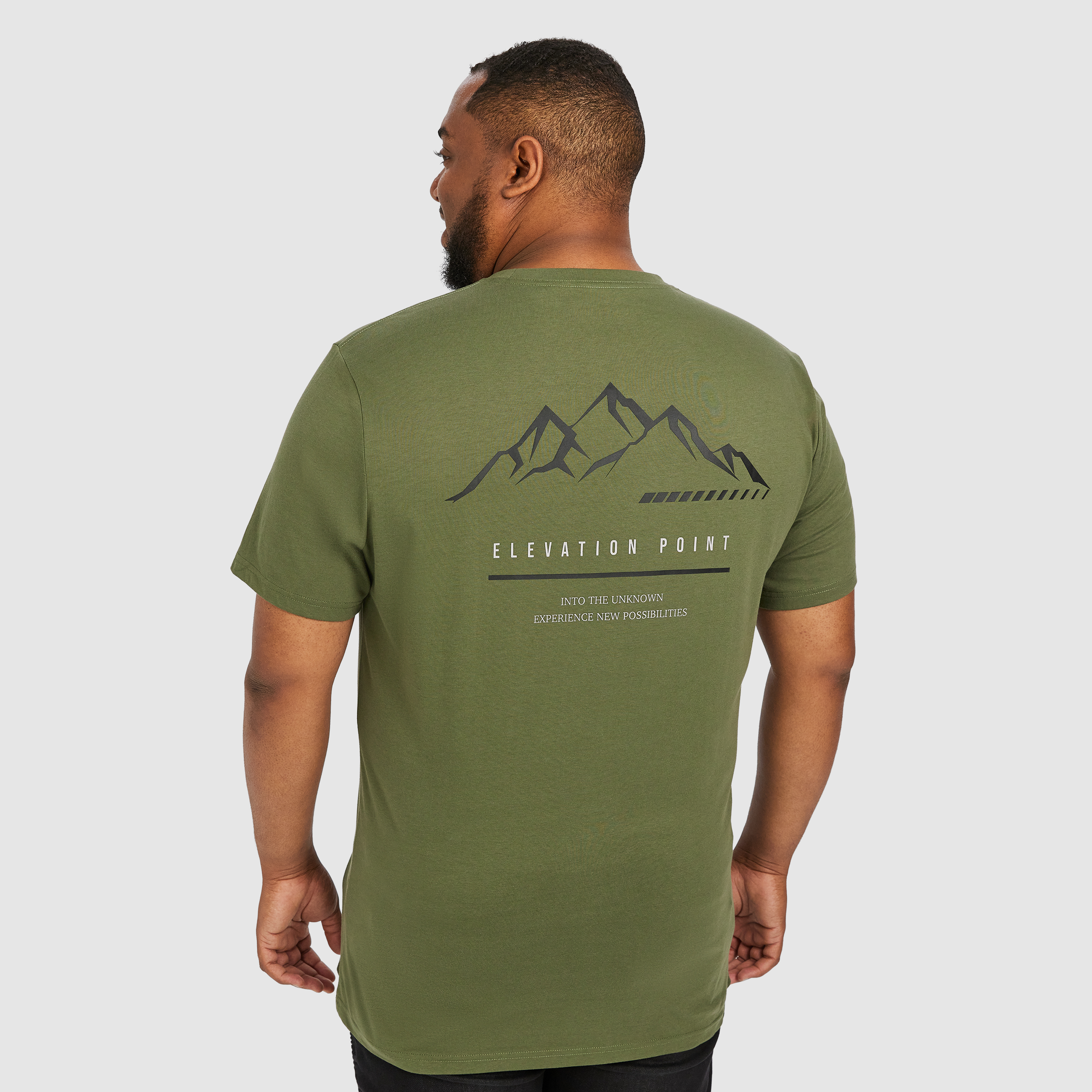 Sage Green Princeton Graphic Crew Neck Tee