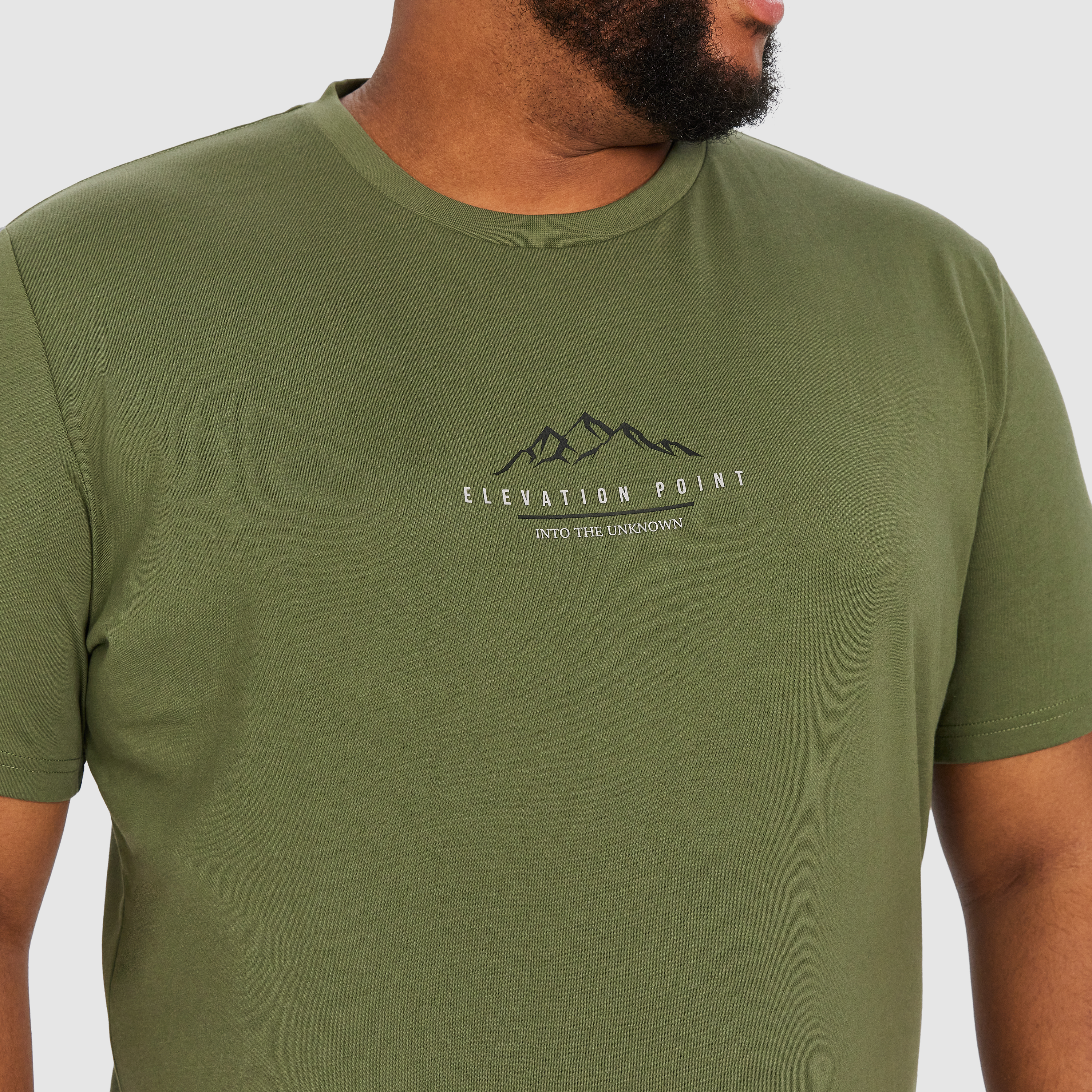 Sage Green Princeton Graphic Crew Neck Tee