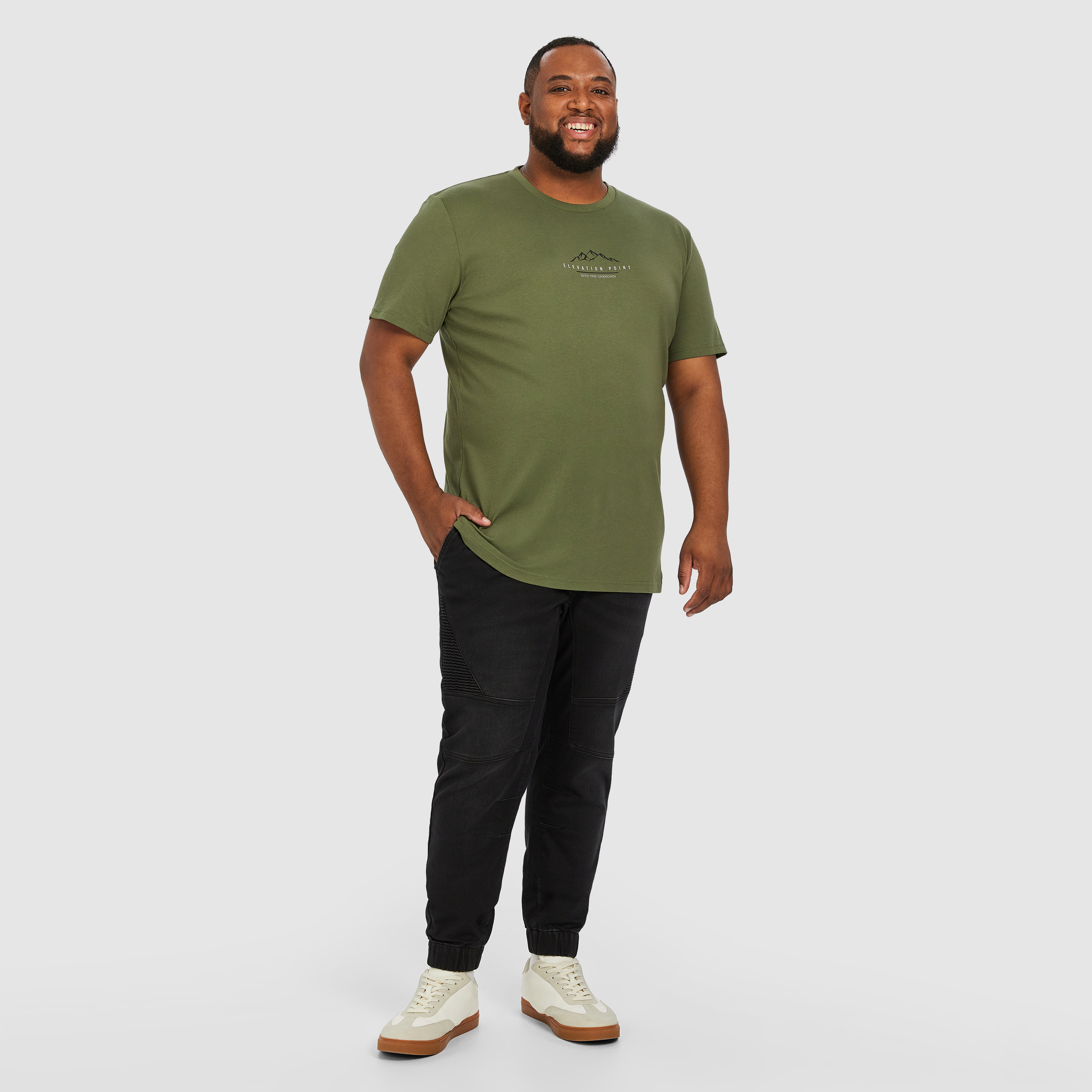 Sage Green Princeton Graphic Crew Neck Tee