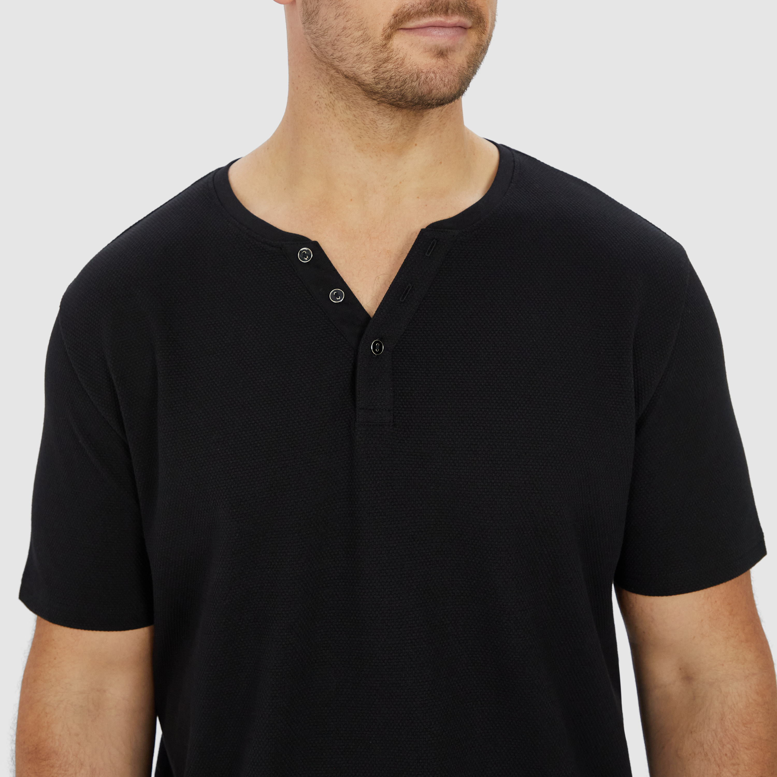 Black Pete Henley Tee