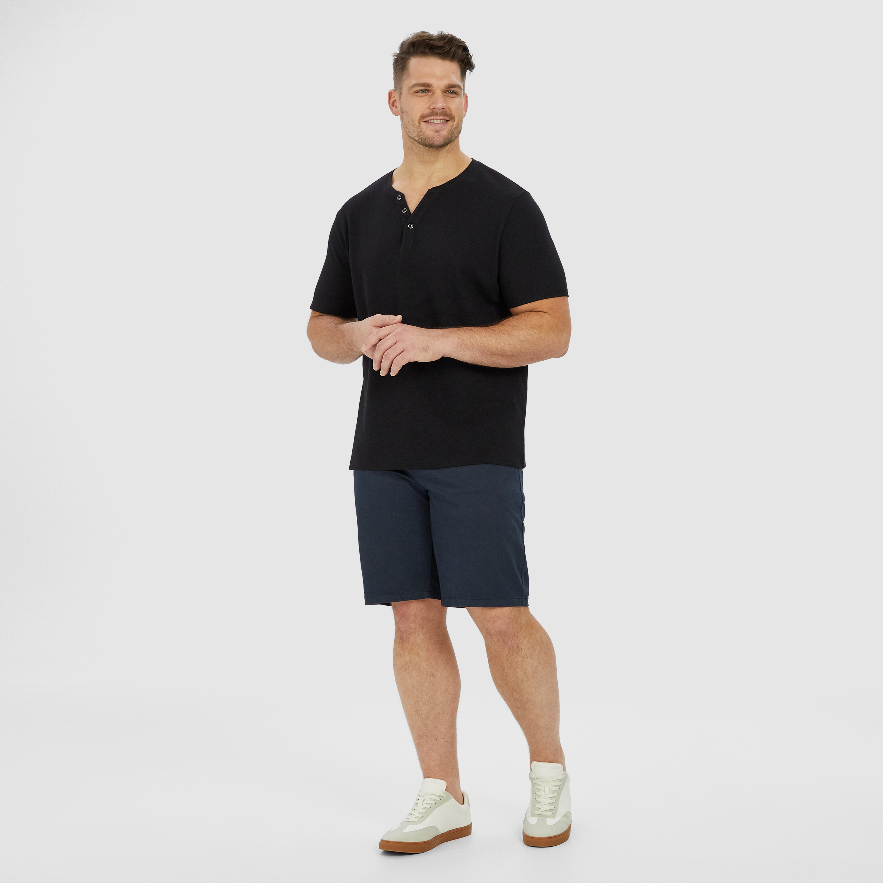 Black Pete Henley Tee