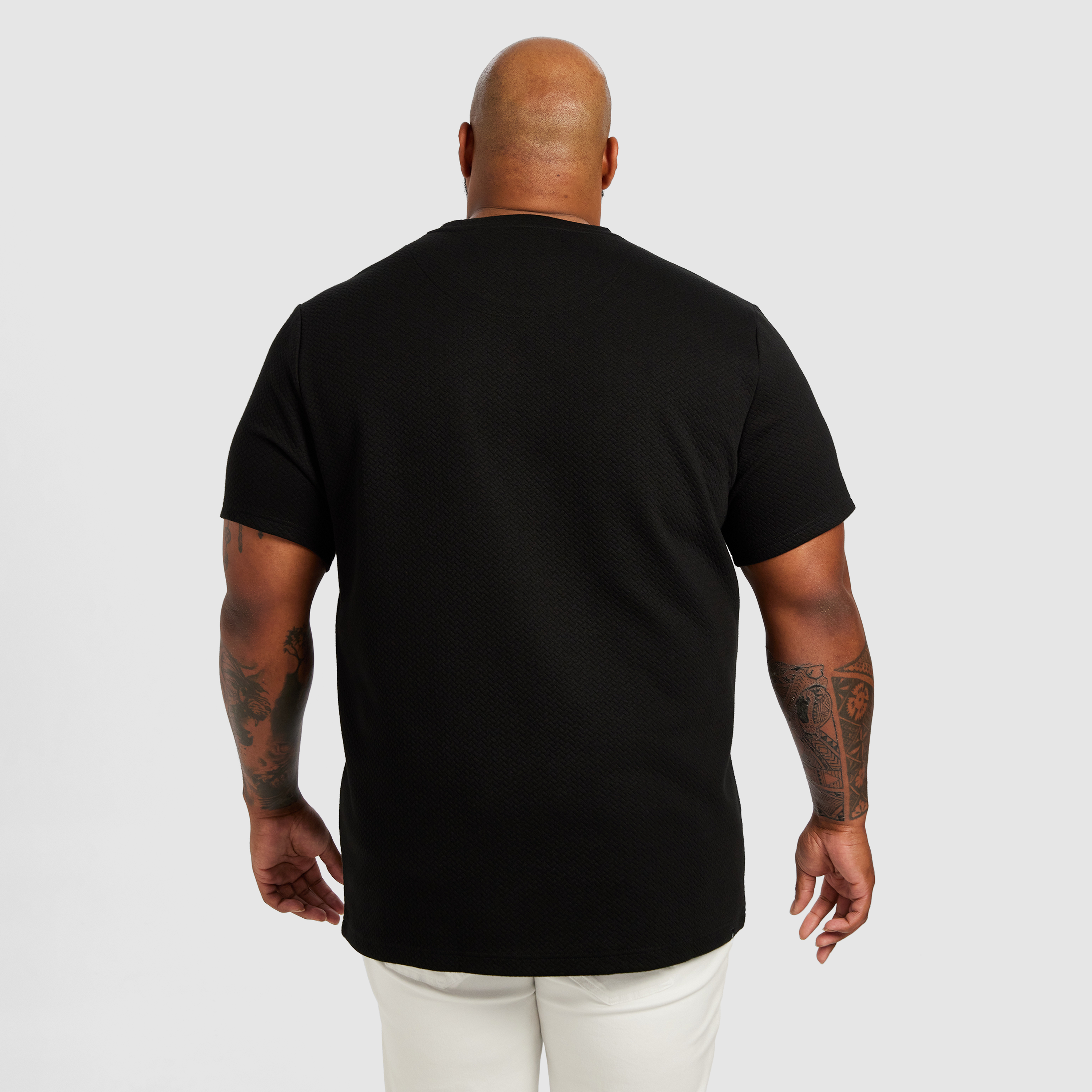 Black Dolan Crew Neck Tee