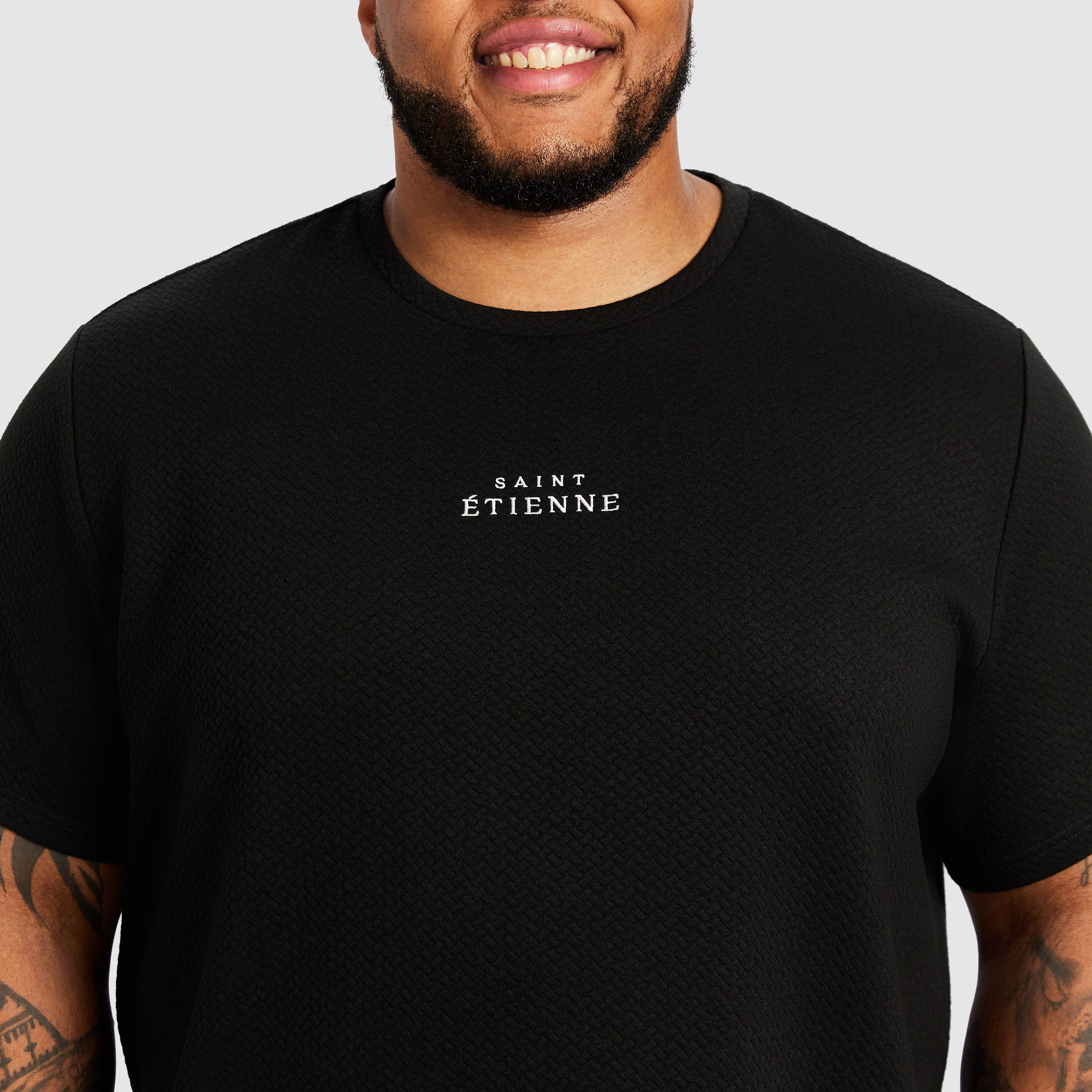 Black Dolan Crew Neck Tee