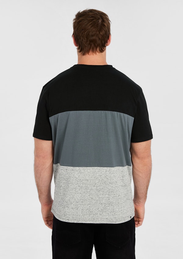 Black Rupert Spliced Crew Tee