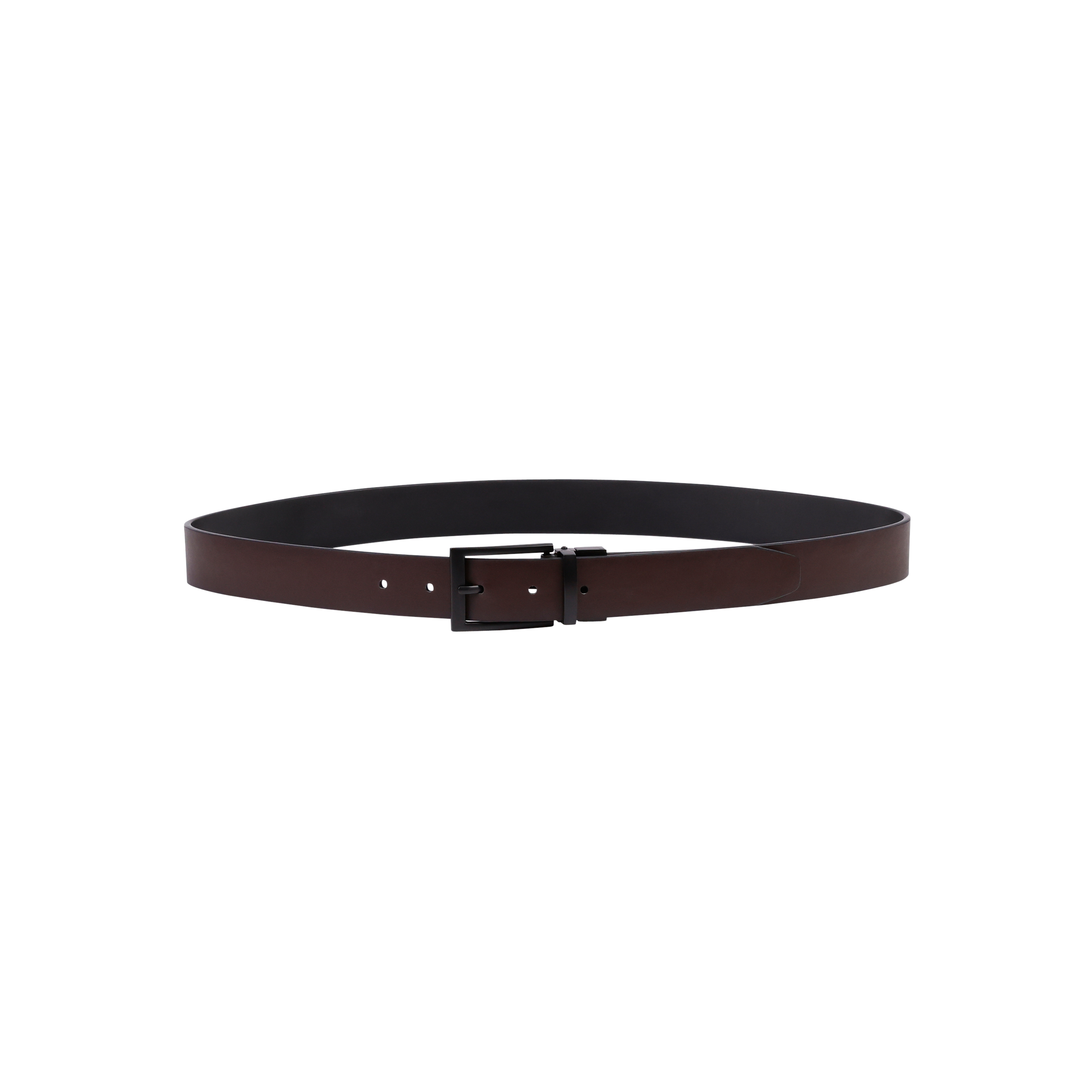 Black / Chocolate Wickham Reversible Belt