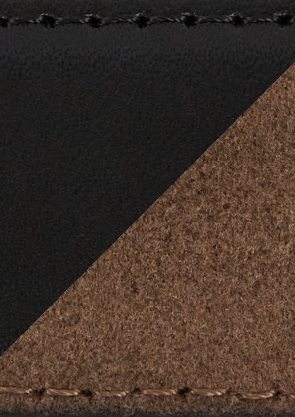 Black Brown Yarrow Reversible Belt
