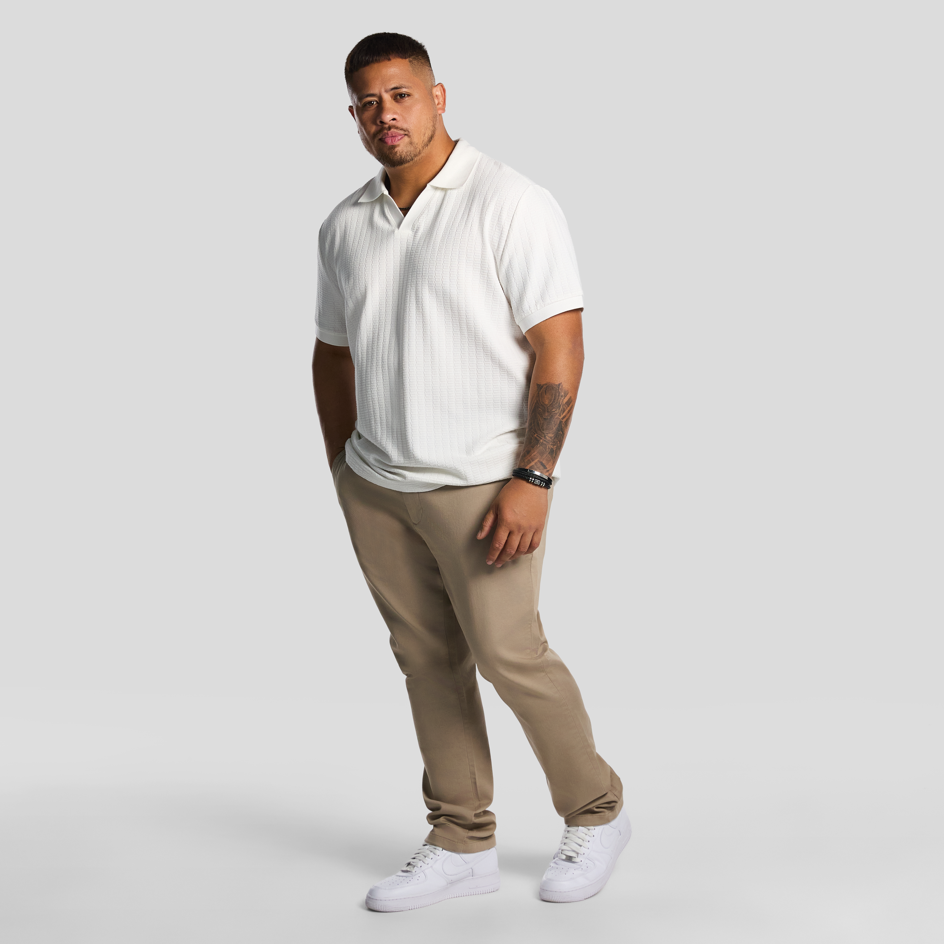 Sand Ellister Slim Stretch Chino