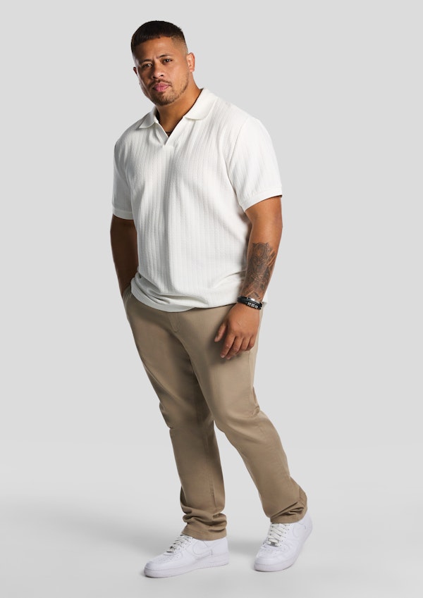 Sand Ellister Slim Stretch Chino